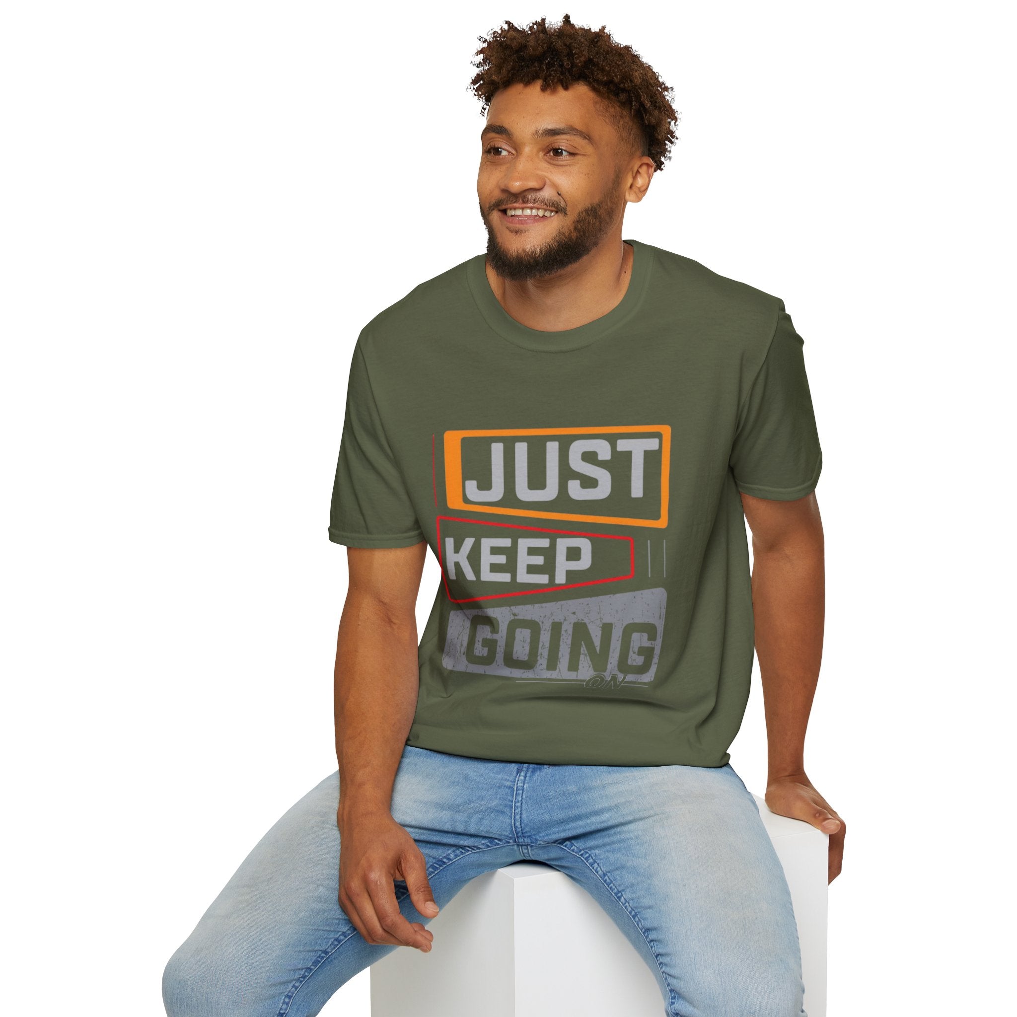 Just Keep Going T‑Shirt — Motivational Graphic Tee