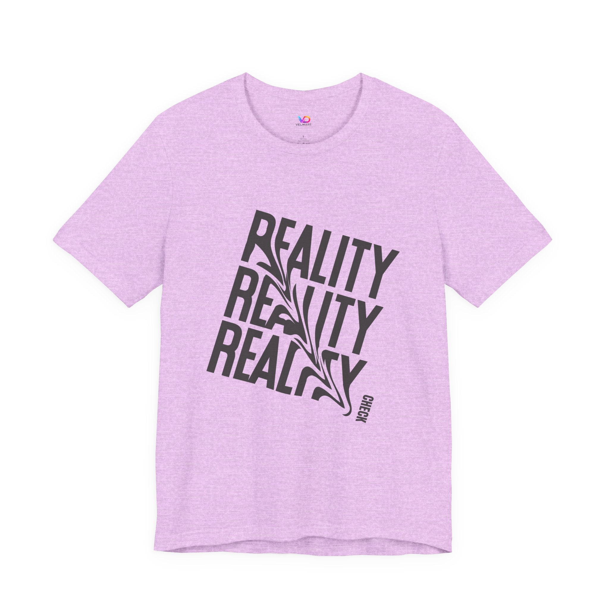 Reality Repeat Tee — Graphic Typography T-Shirt