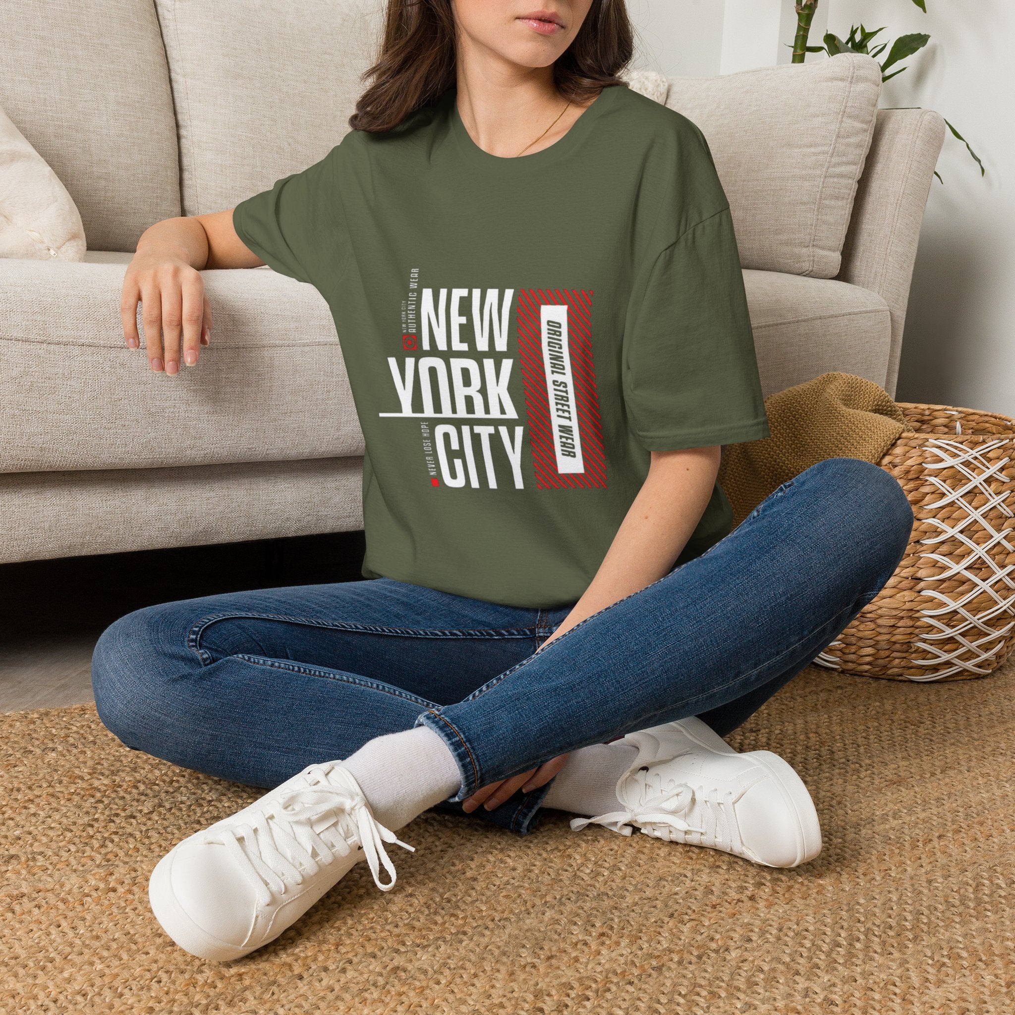 New York City Graphic Tee — Modern Urban Skyline T-Shirt