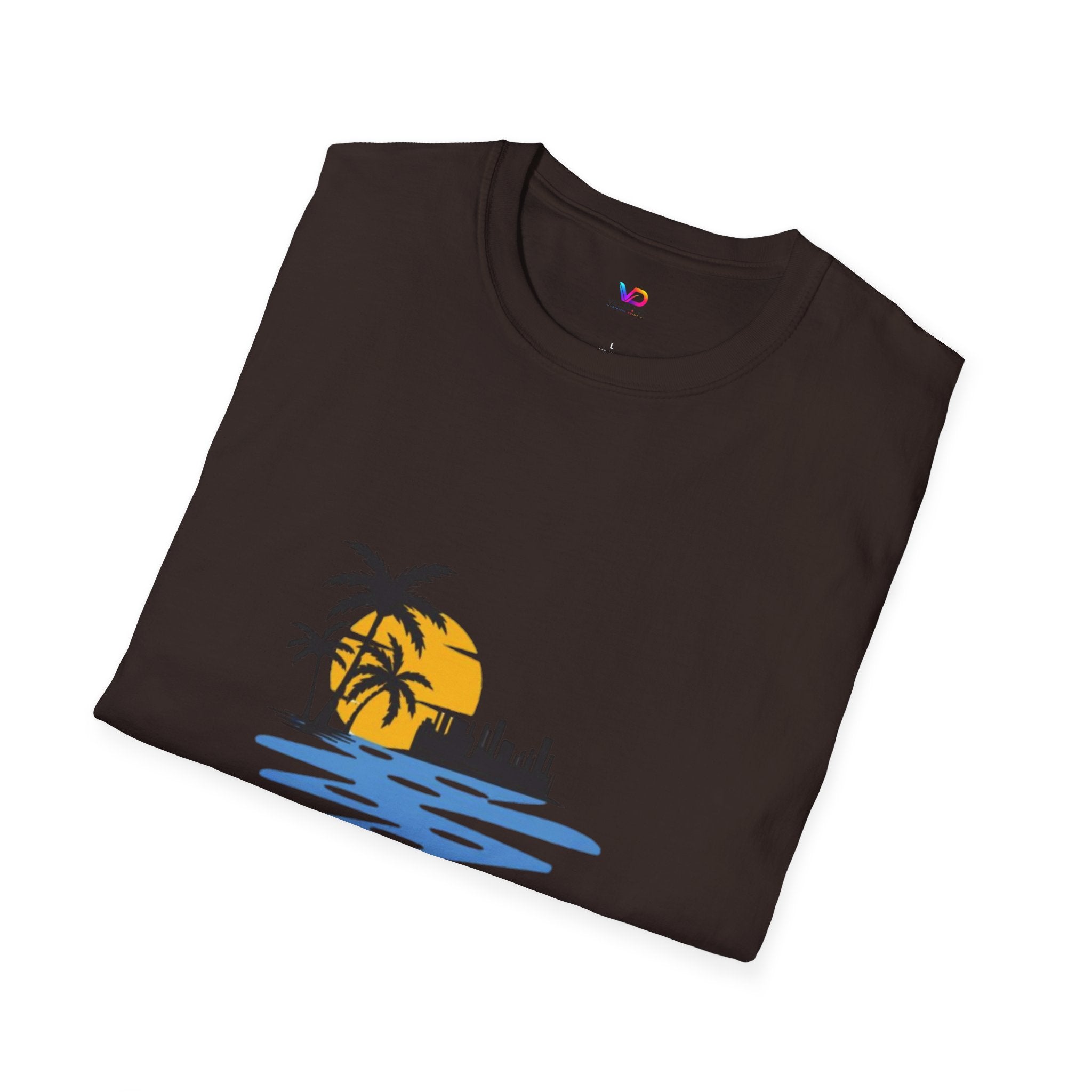 Sunset Beach T-Shirt — "Life Is Better" Palm Tree Graphic