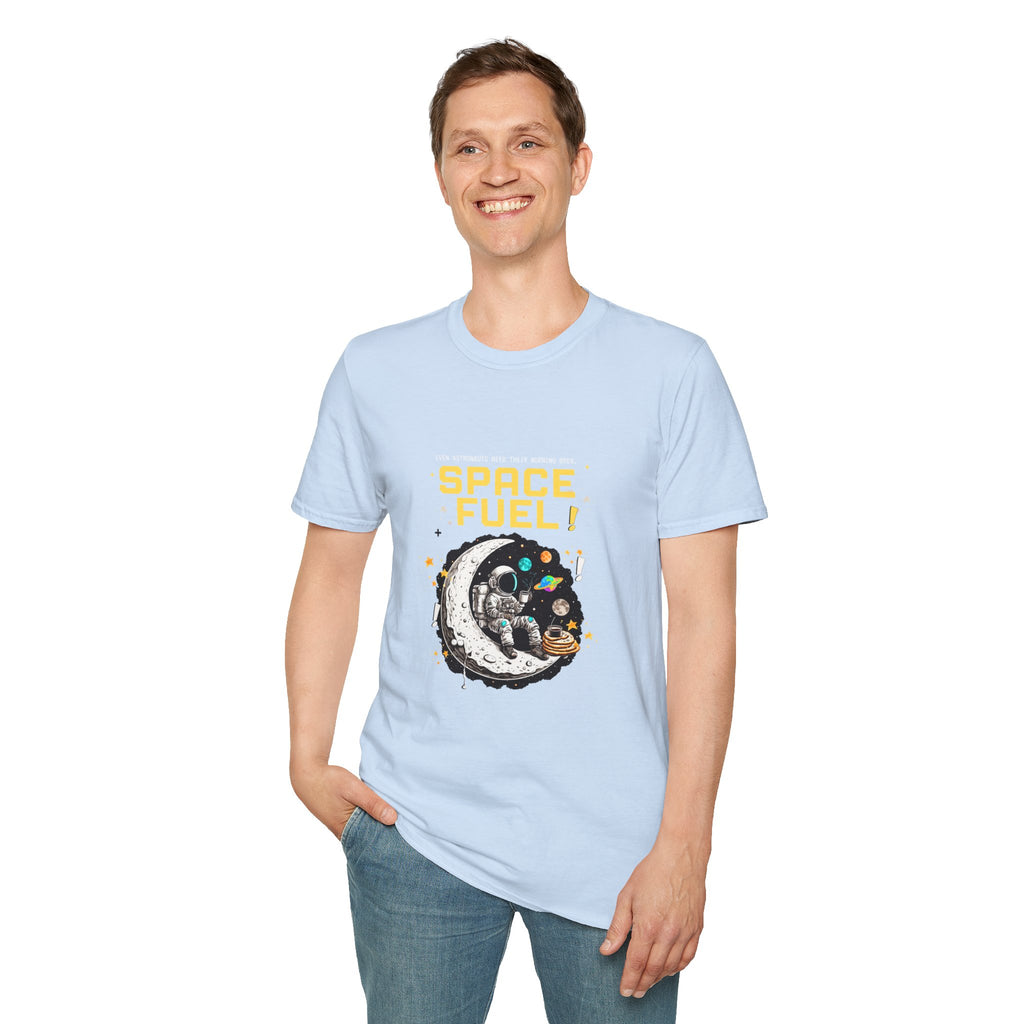Space Fuel T-Shirt — Retro Planet Donut Graphic Tee