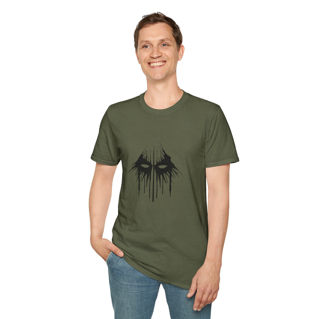 Horror Mask T-Shirt — Dripping Eyes Graphic Tee