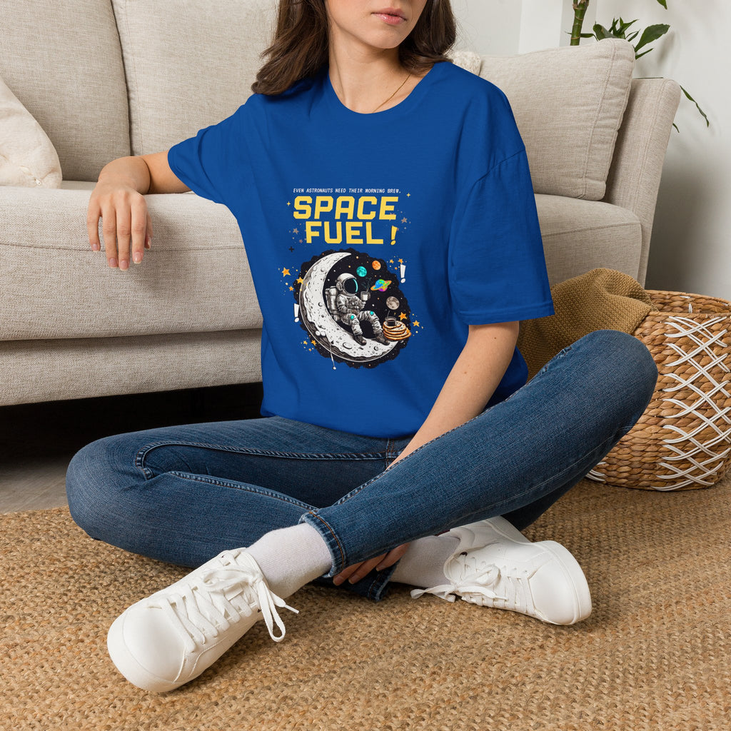 Space Fuel T-Shirt — Retro Planet Donut Graphic Tee