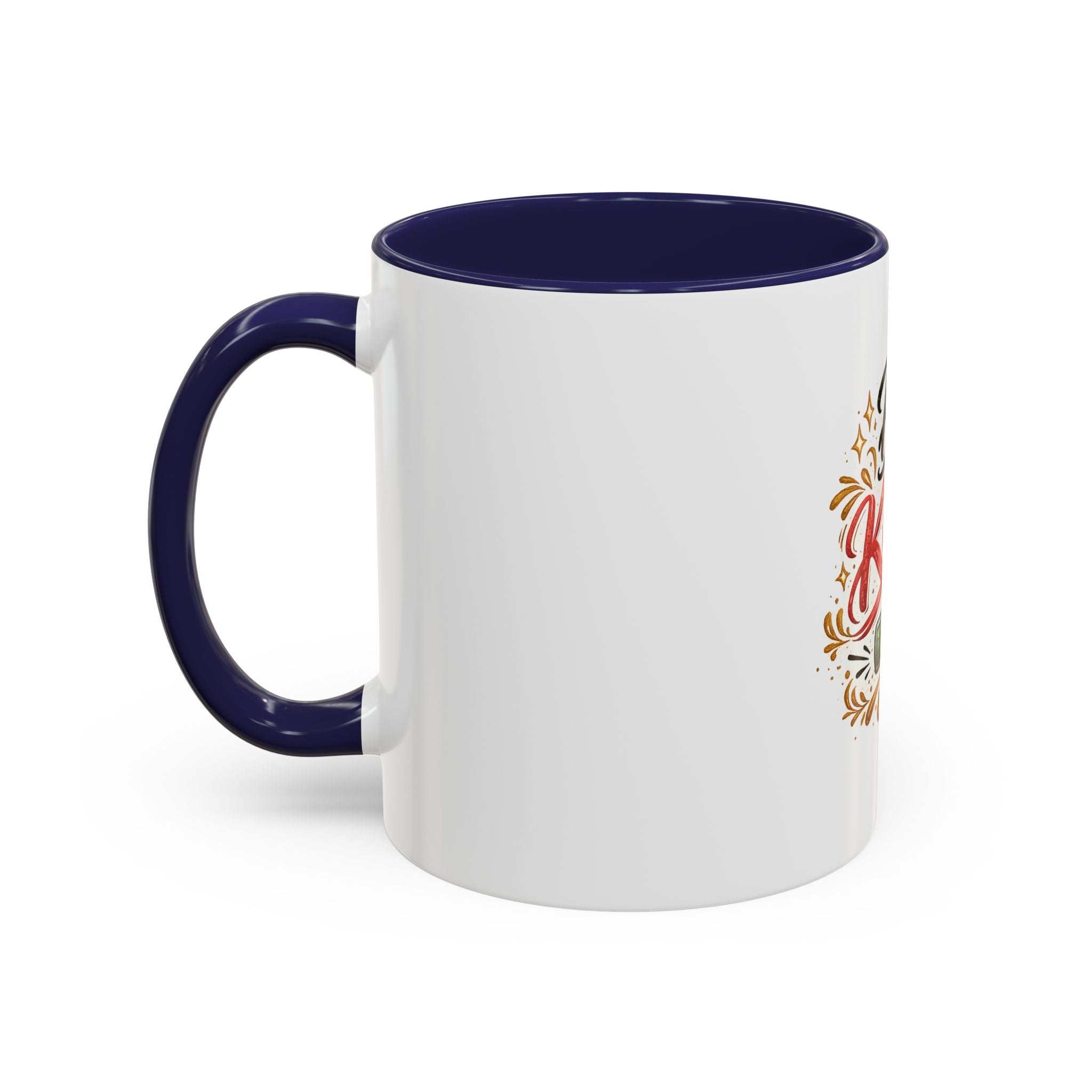Be Kind Accent Coffee Mug — Inspirational White & Black Ceramic Mug (11/15oz)