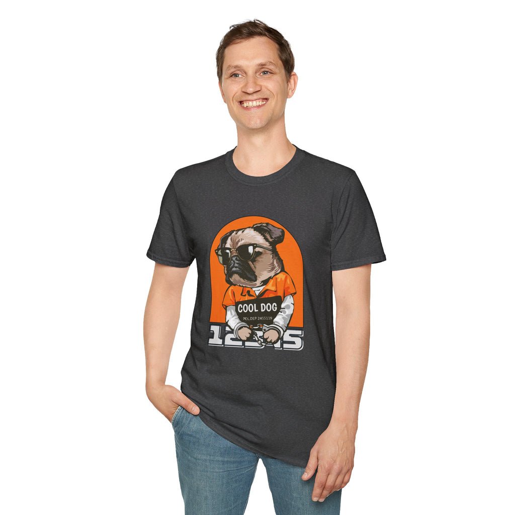 Cool Dog Tee — Retro Pug Graphic T‑Shirt