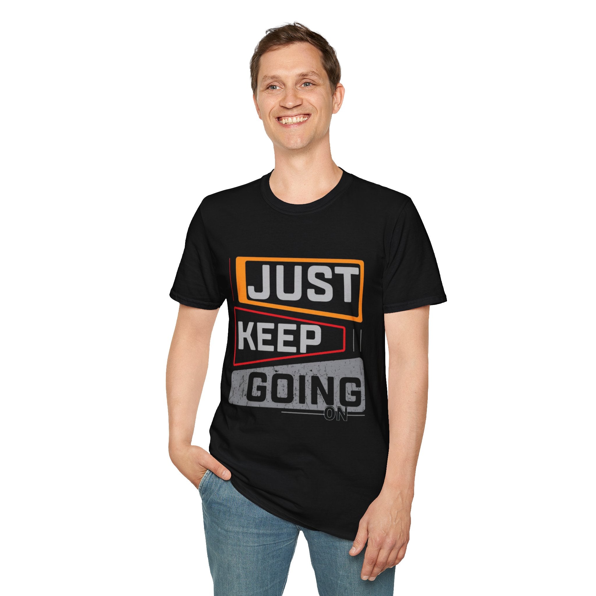 Just Keep Going T‑Shirt — Motivational Graphic Tee