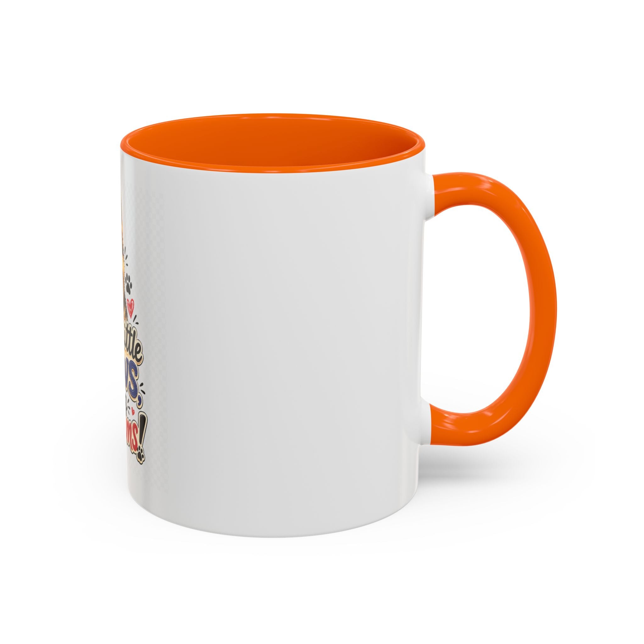 Coffee Mug - "Little Paws, Big Dreams" German Shepherd Puppy Accent Mug (11/15 oz)