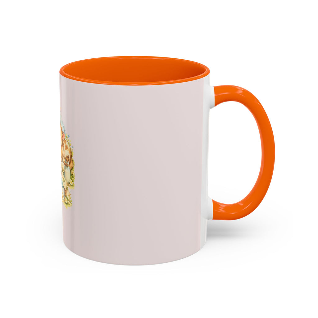Farm Fresh Milk Coffee Mug — Cute Vintage Kittens Illustration (Accent 11/15oz)