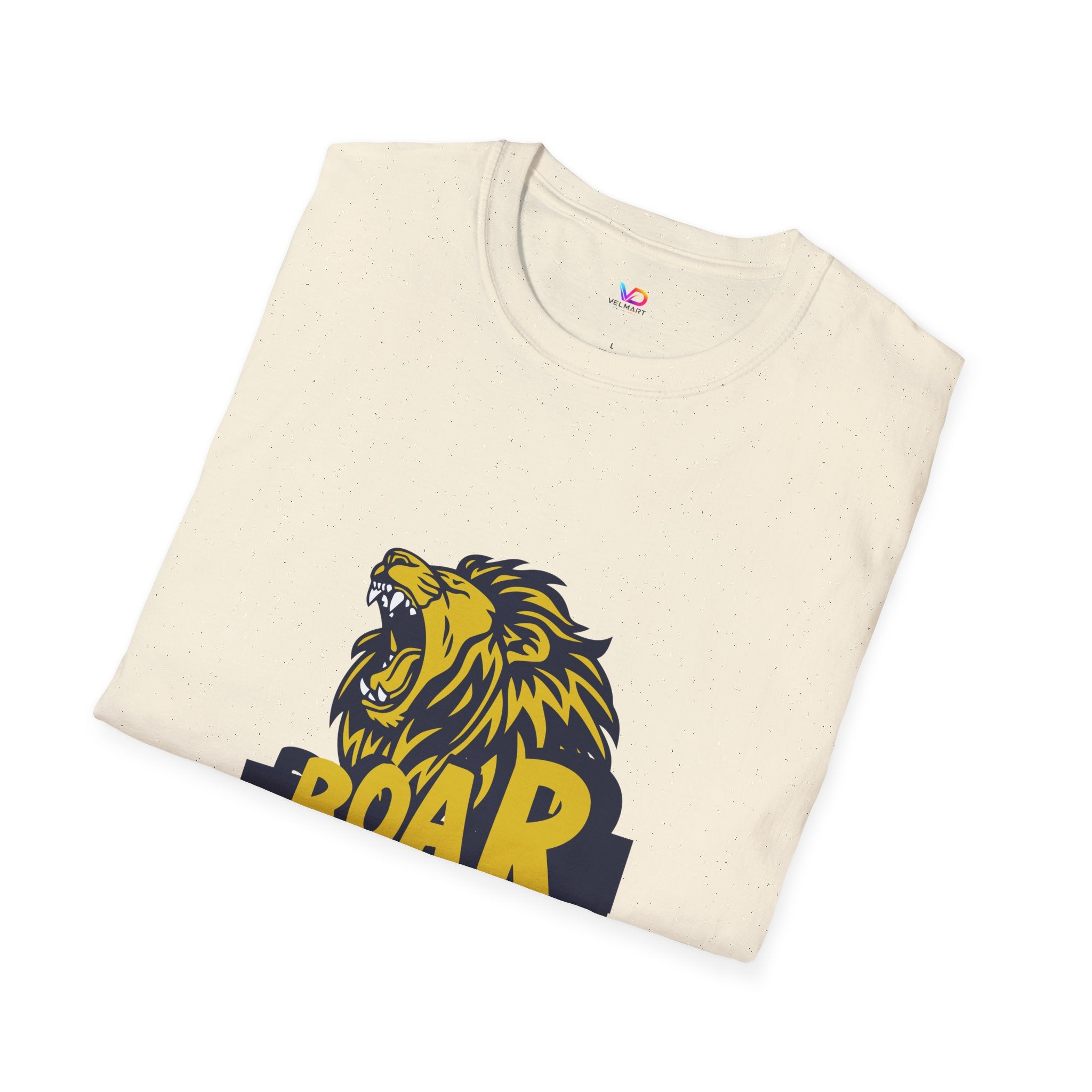 Roaring Lion T-Shirt — Bold Yellow & Navy Graphic Tee