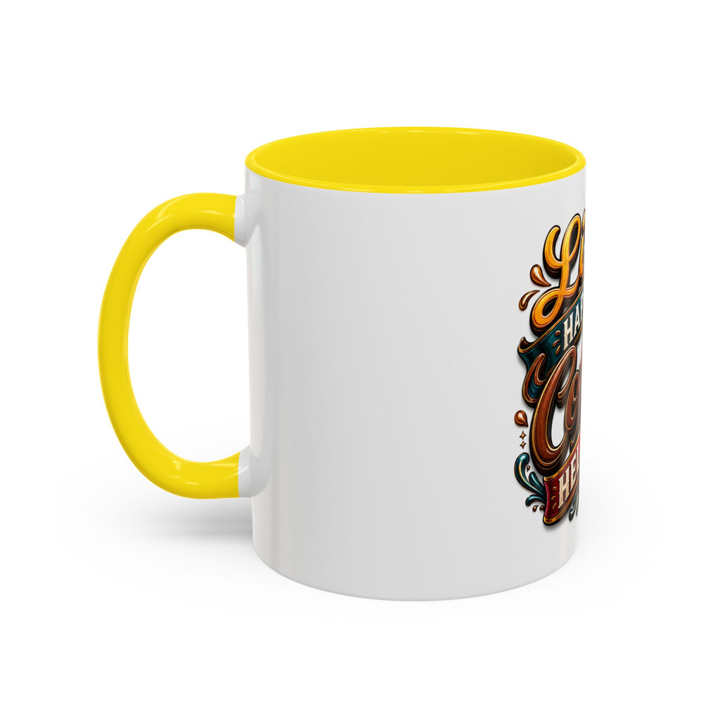 Life Happens Coffee Helps Accent Mug — 11/15oz Ceramic Coffee Cup