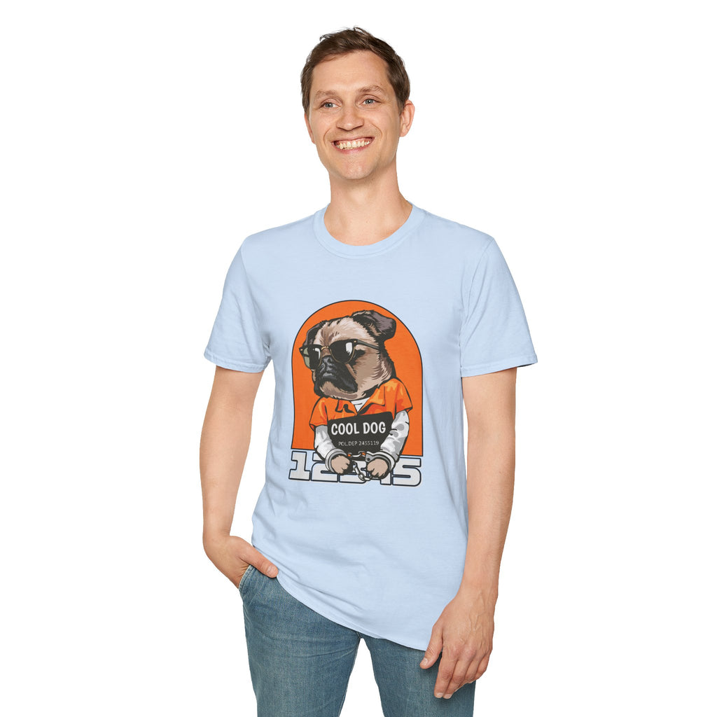 Cool Dog Tee — Retro Pug Graphic T‑Shirt