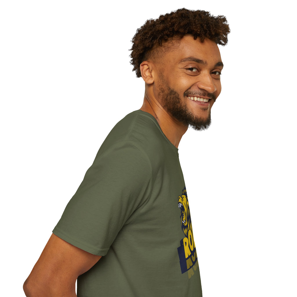 Roaring Lion T-Shirt — Bold Yellow & Navy Graphic Tee