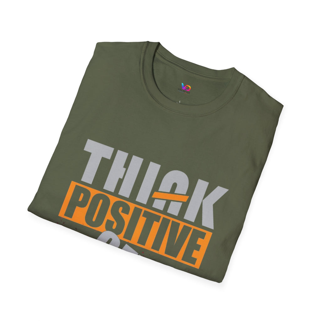 Think Positive T-Shirt — Motivational Graphic Tee
