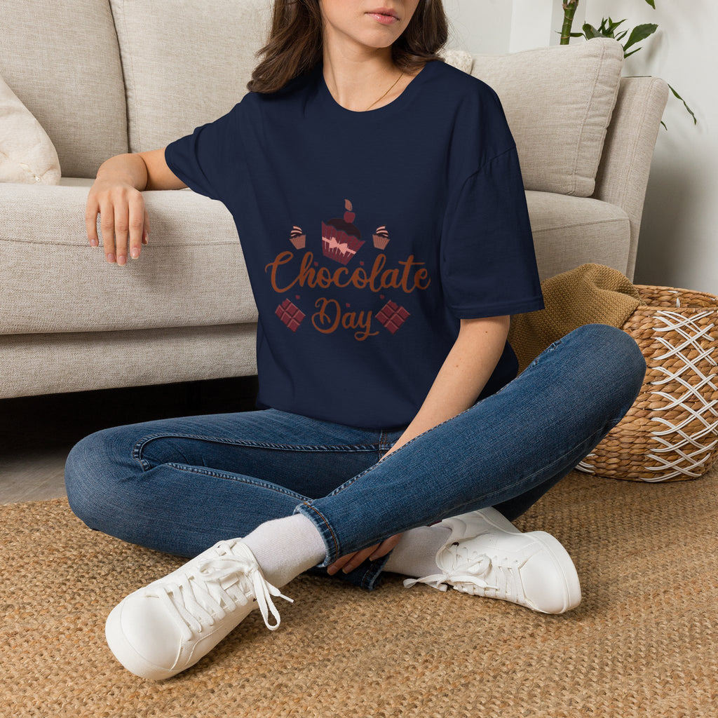 Chocolate Day T‑Shirt — Cupcake & Candy Dessert Lovers Tee