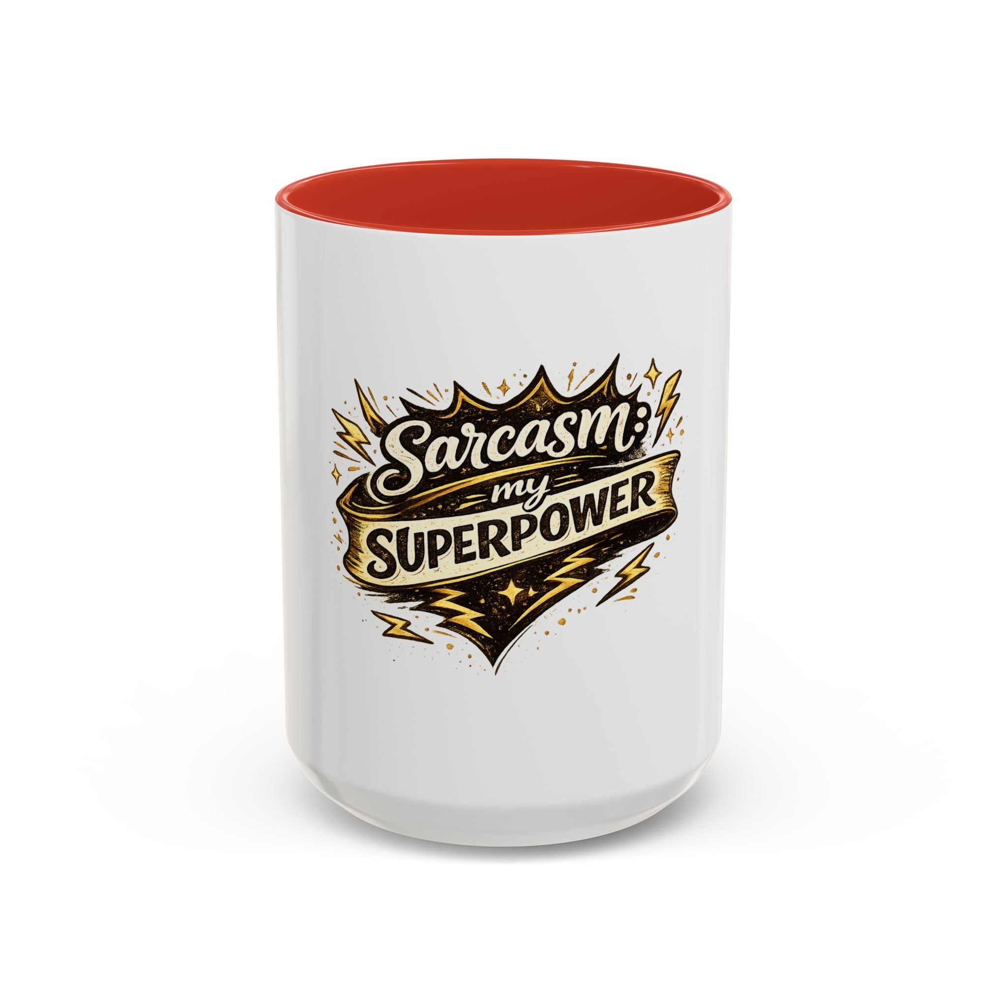 Sarcasm My Superpower Accent Coffee Mug — Funny Novelty 11/15oz