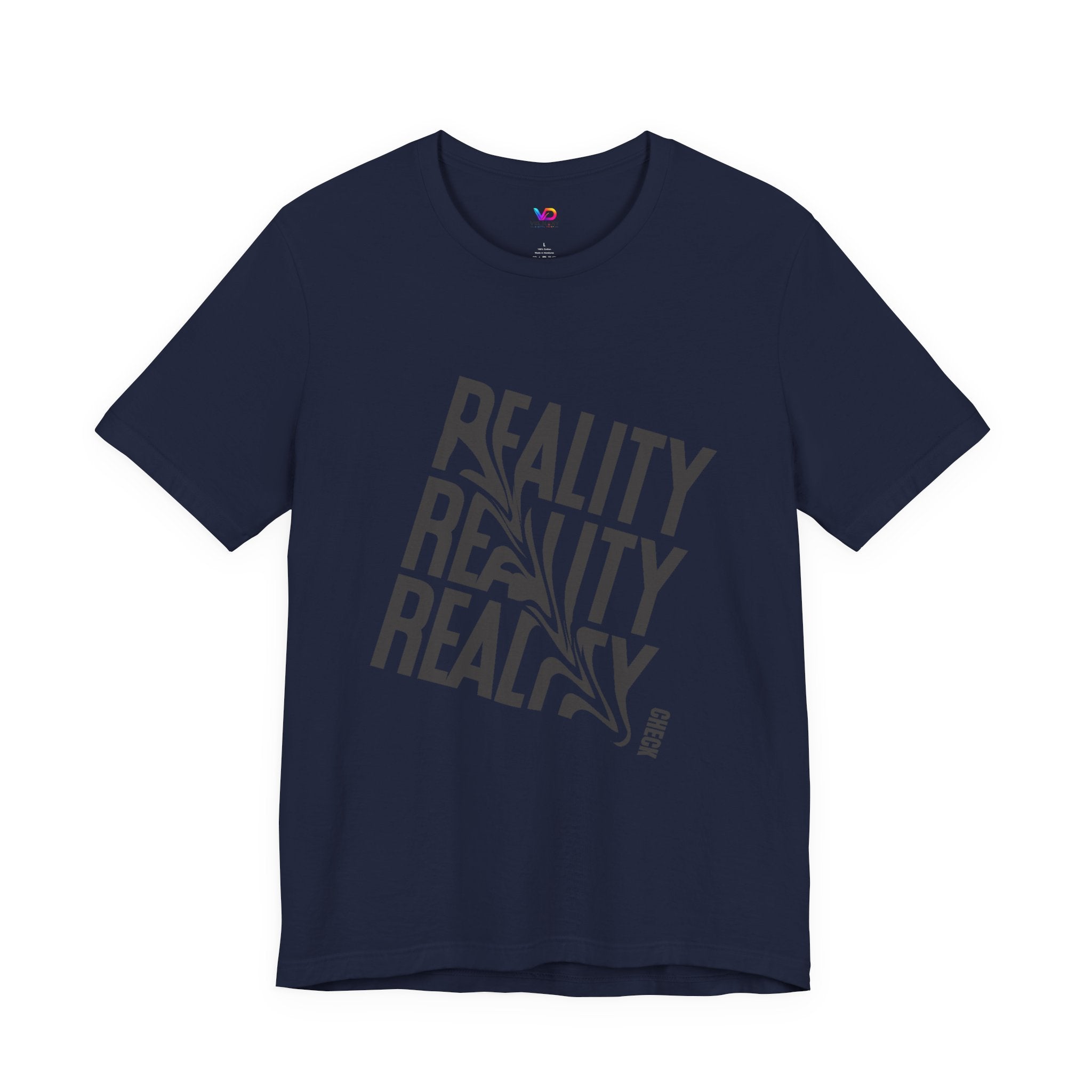 Reality Repeat Tee — Graphic Typography T-Shirt
