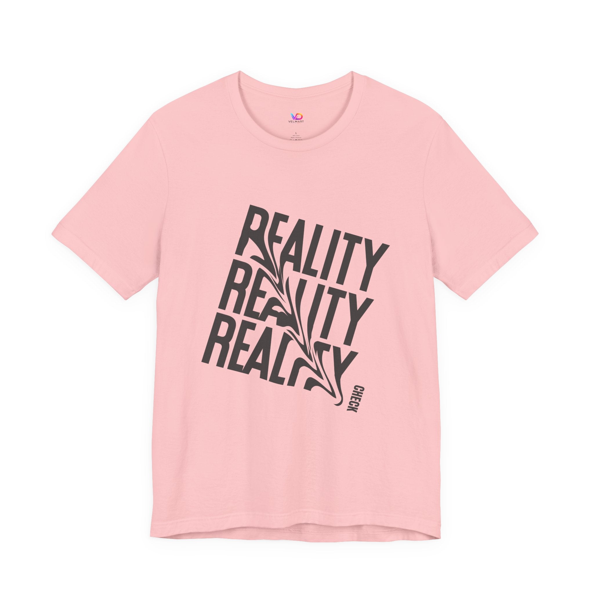 Reality Repeat Tee — Graphic Typography T-Shirt