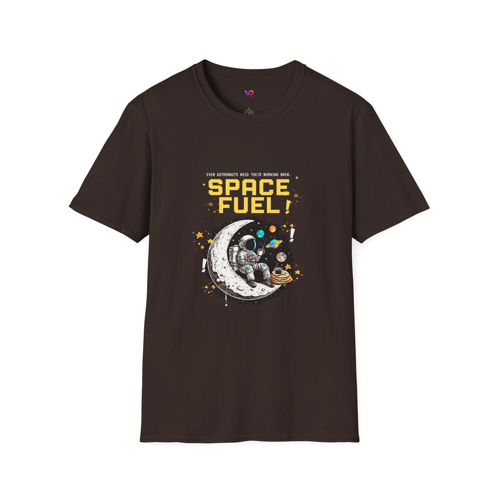 Space Fuel T-Shirt — Retro Planet Donut Graphic Tee