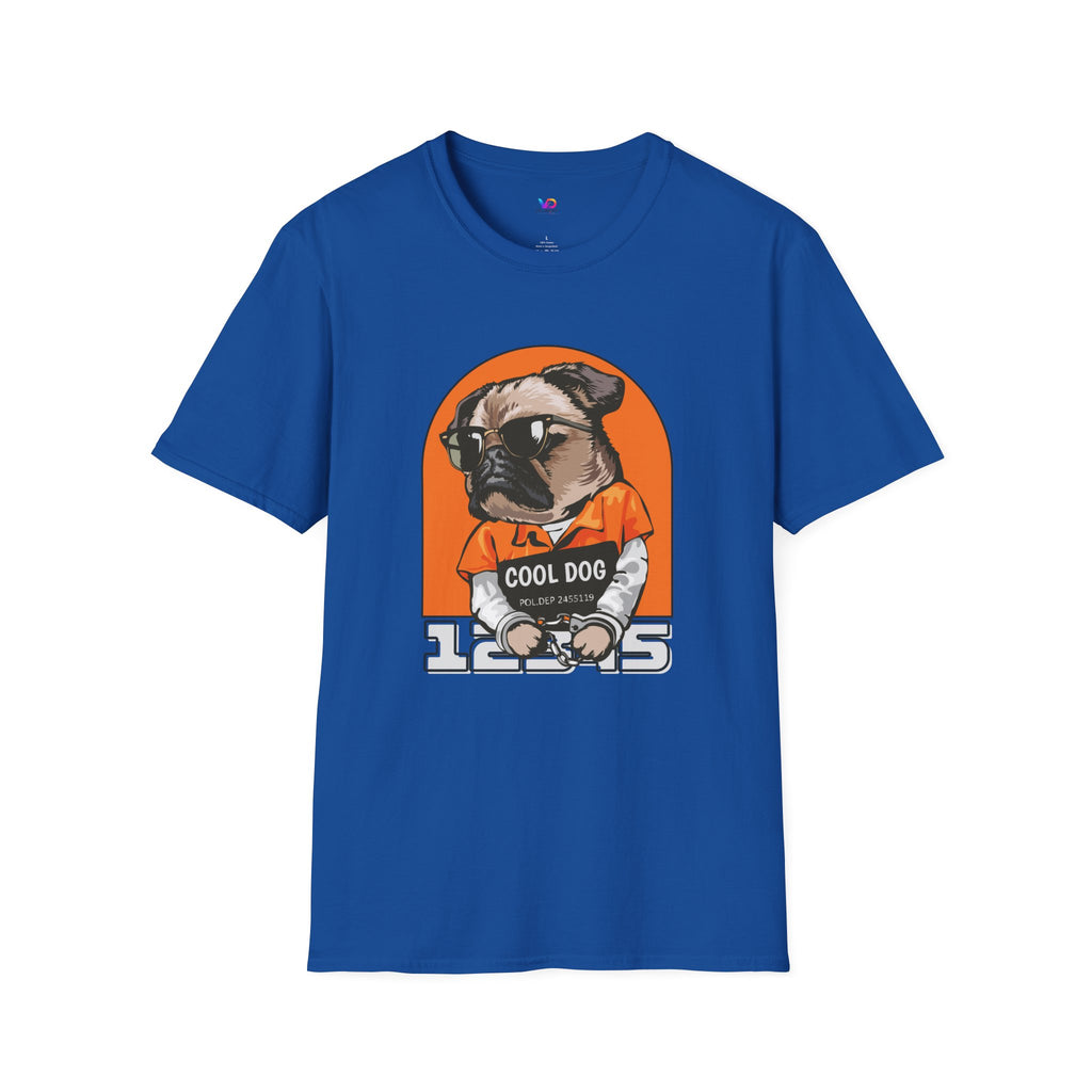 Cool Dog Tee — Retro Pug Graphic T‑Shirt