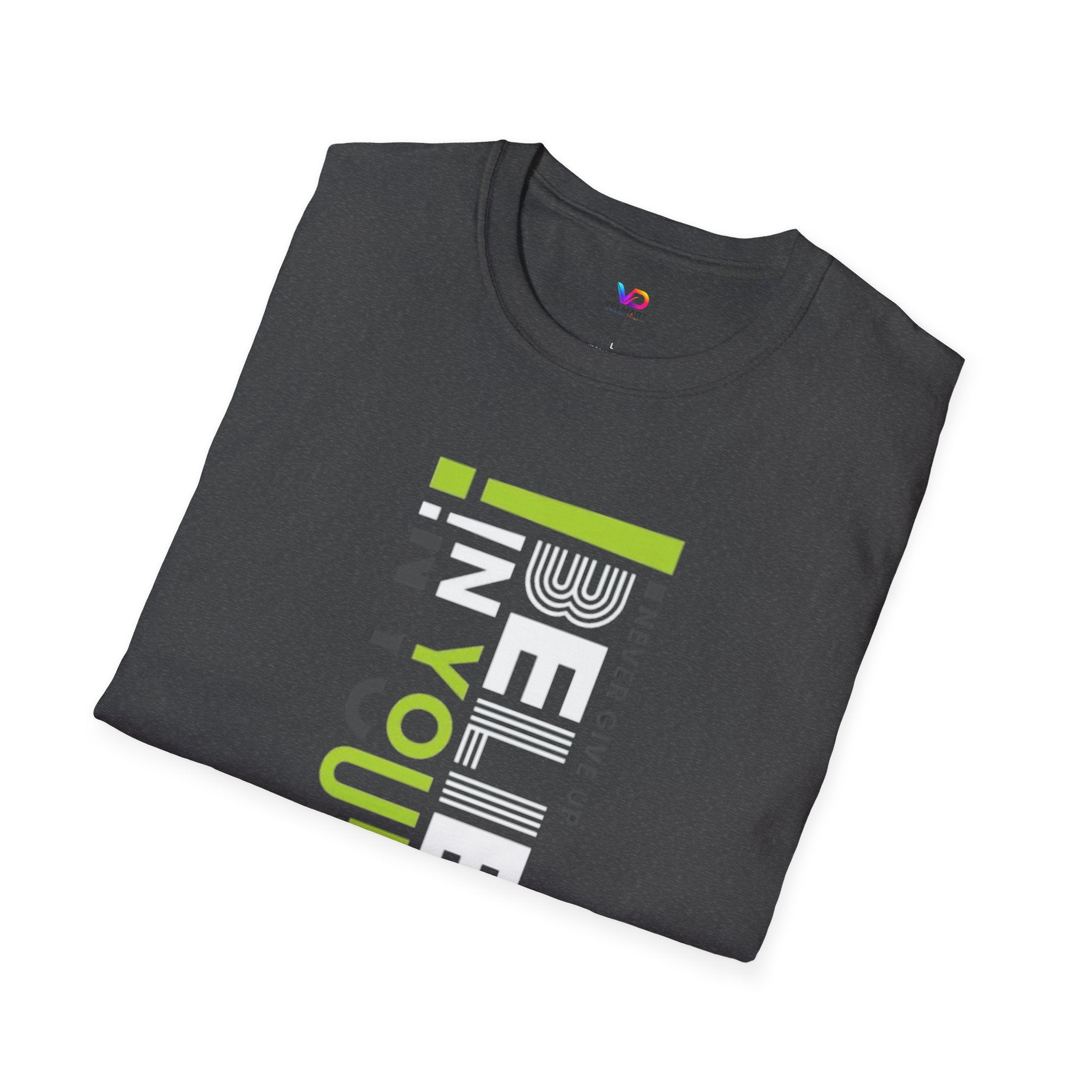 T-Shirt — "Be Yourself" Vertical Motivational Graphic Tee