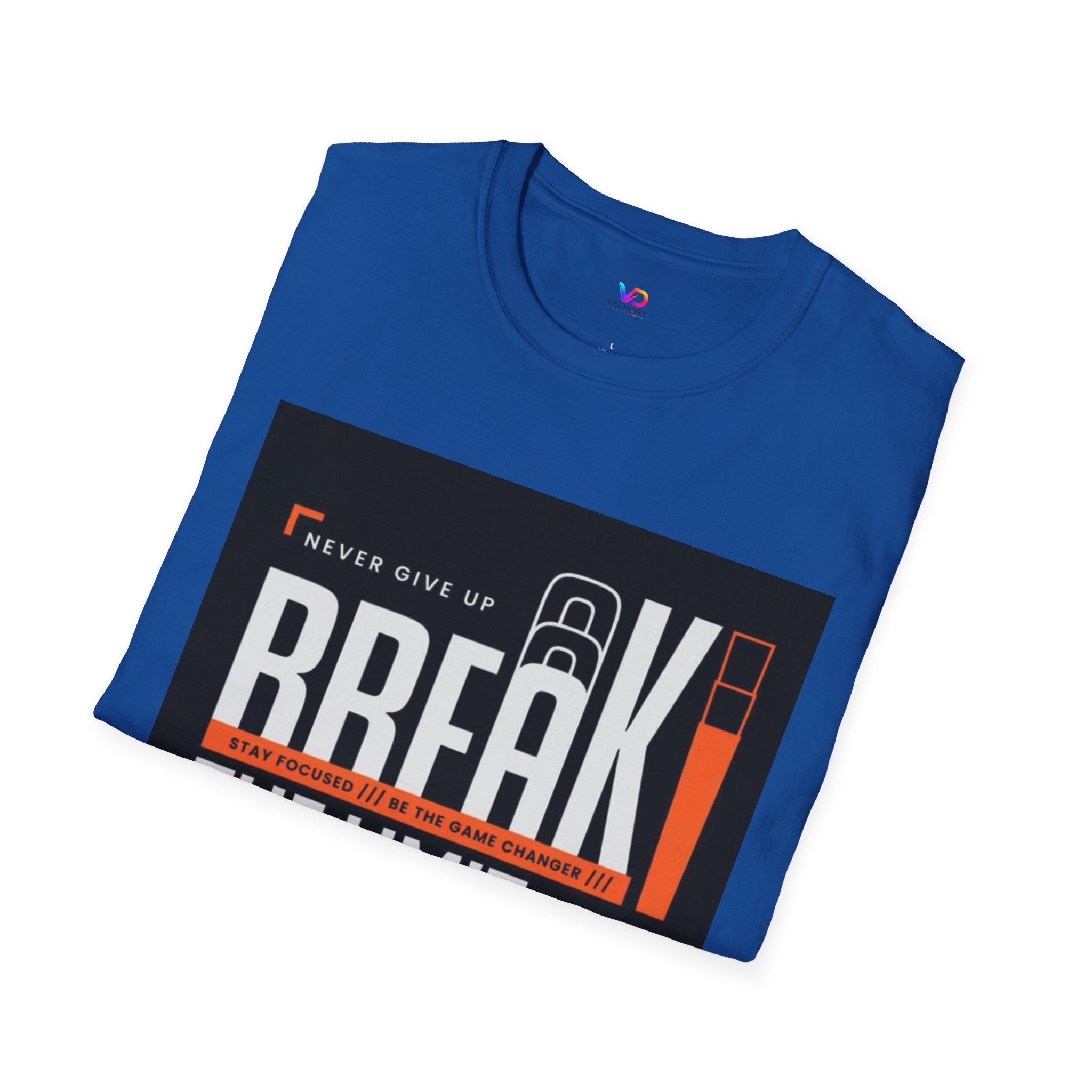 Break the Limit T-Shirt — “Never Give Up, Break” Motivational Graphic Tee