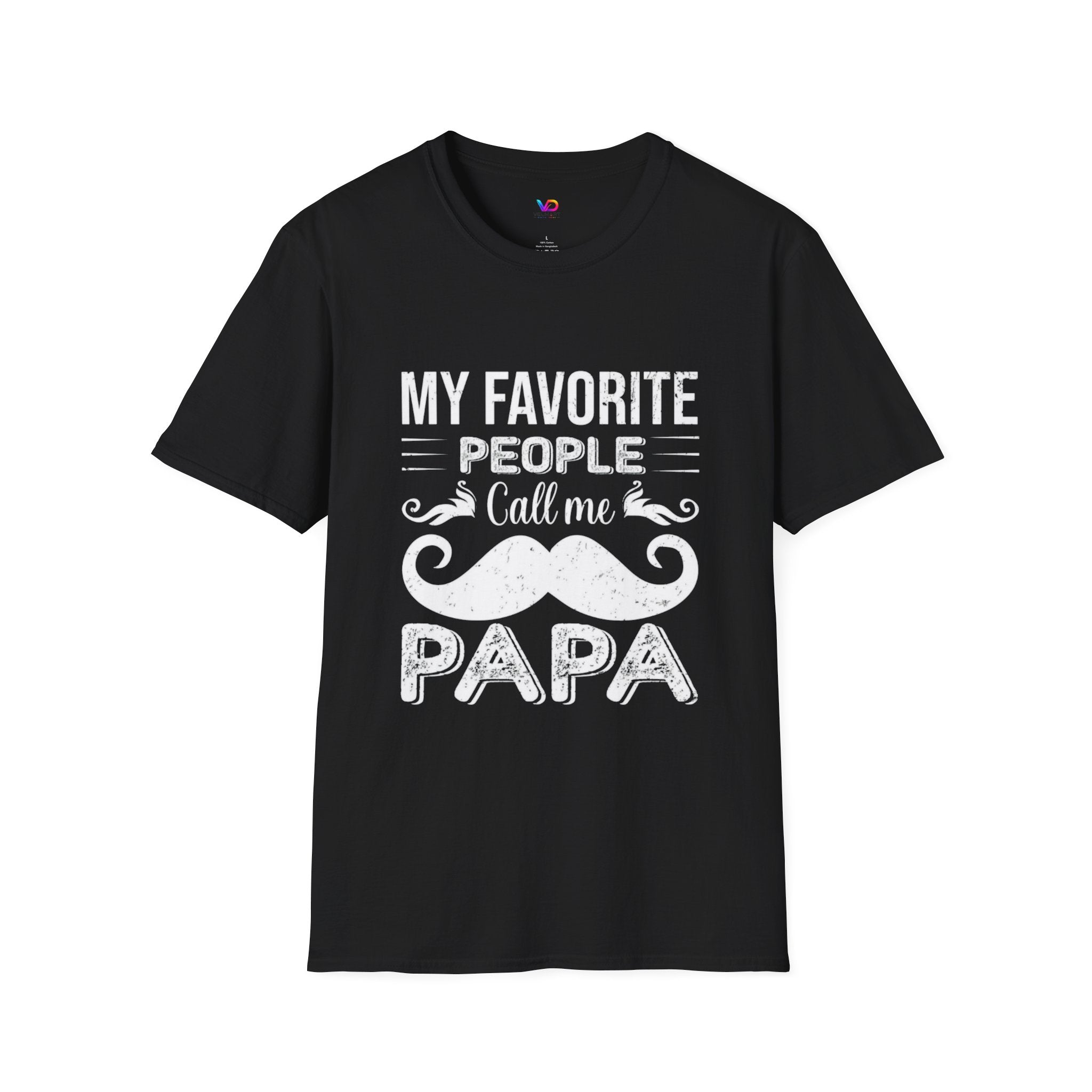 Papa T-Shirt — “My Favorite People Call Me Papa” Vintage Family Gift