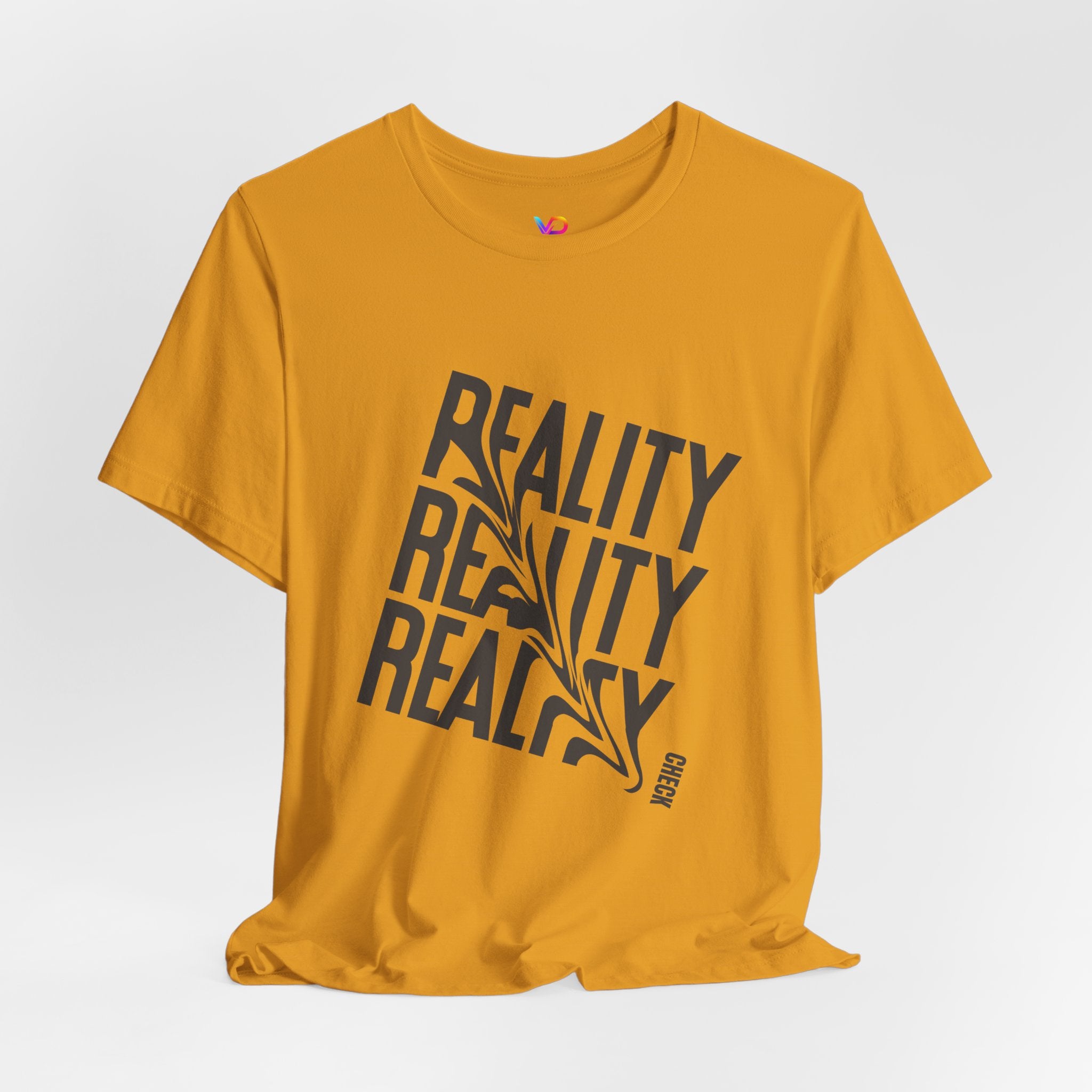 Reality Repeat Tee — Graphic Typography T-Shirt