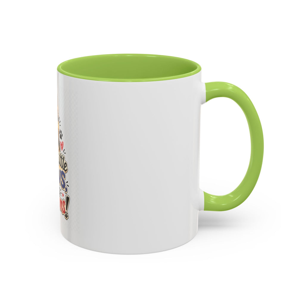 Coffee Mug - "Little Paws, Big Dreams" German Shepherd Puppy Accent Mug (11/15 oz)