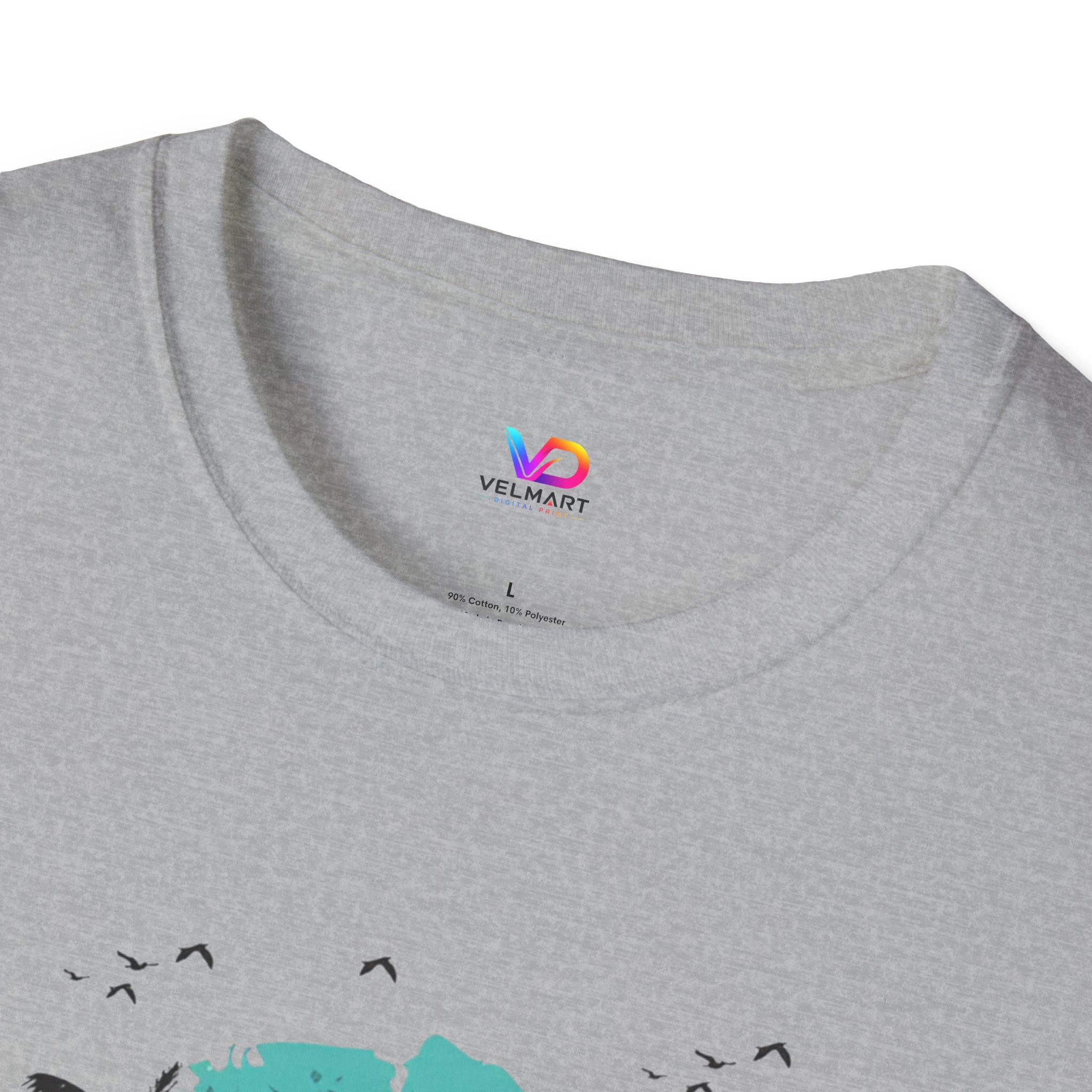 Summer Vibes T-Shirt — "Enjoy the Summer" Tropical Palm Sunset Tee
