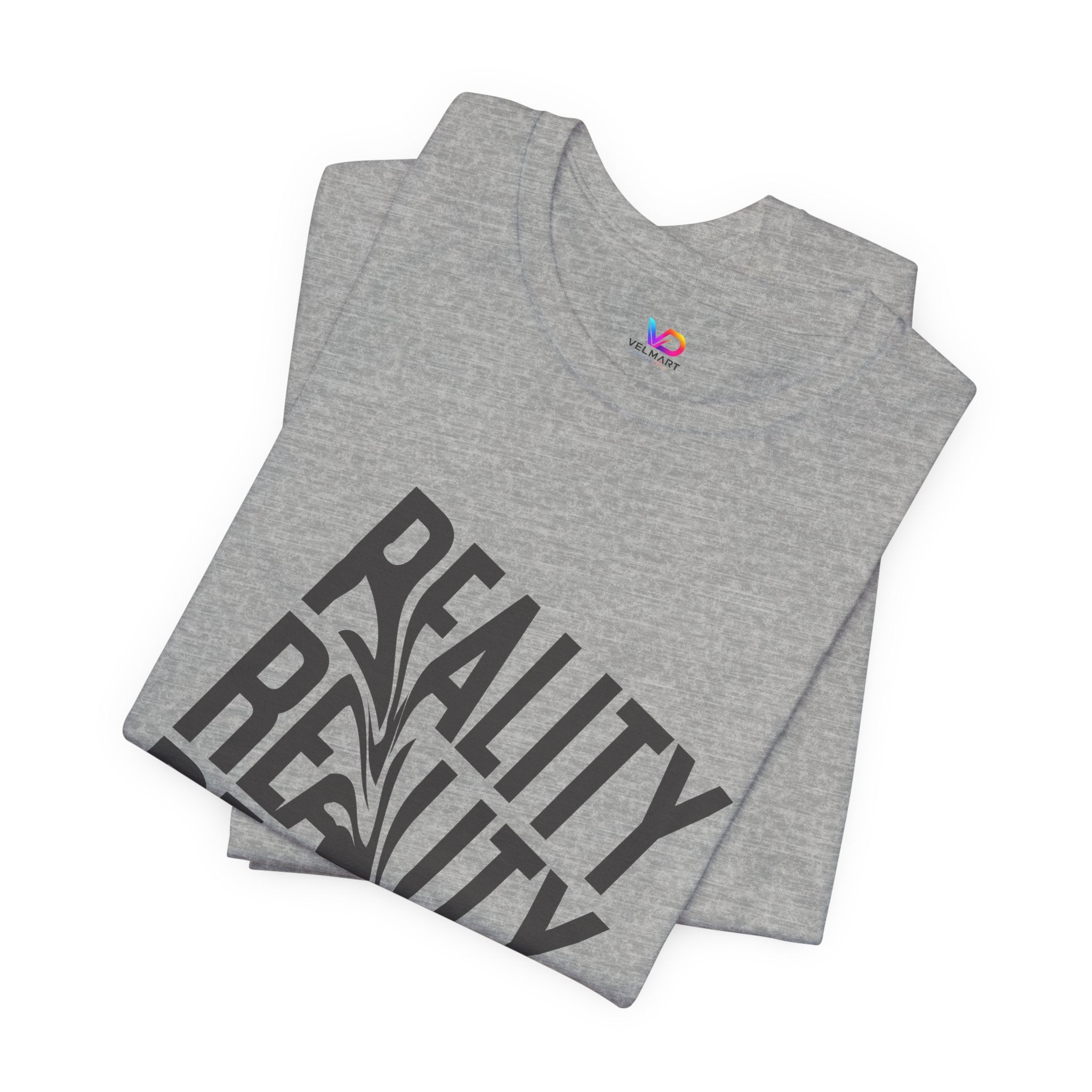 Reality Repeat Tee — Graphic Typography T-Shirt