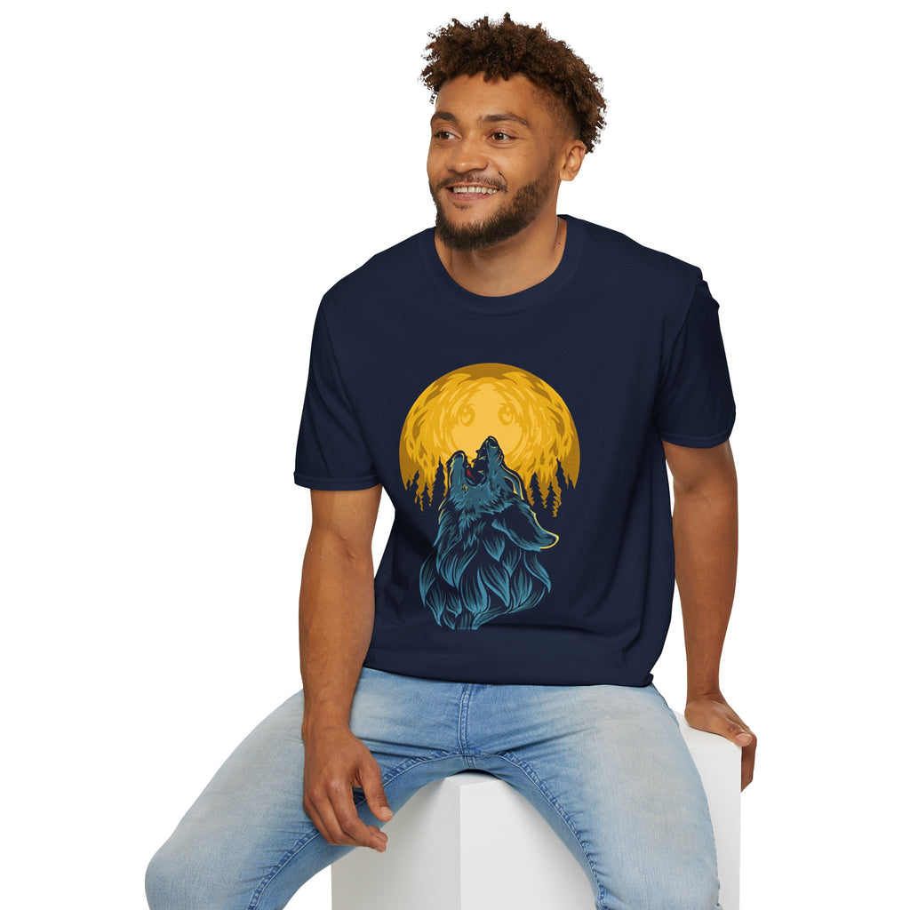 Wolf Howl T-Shirt — Moonlit Forest Graphic Tee
