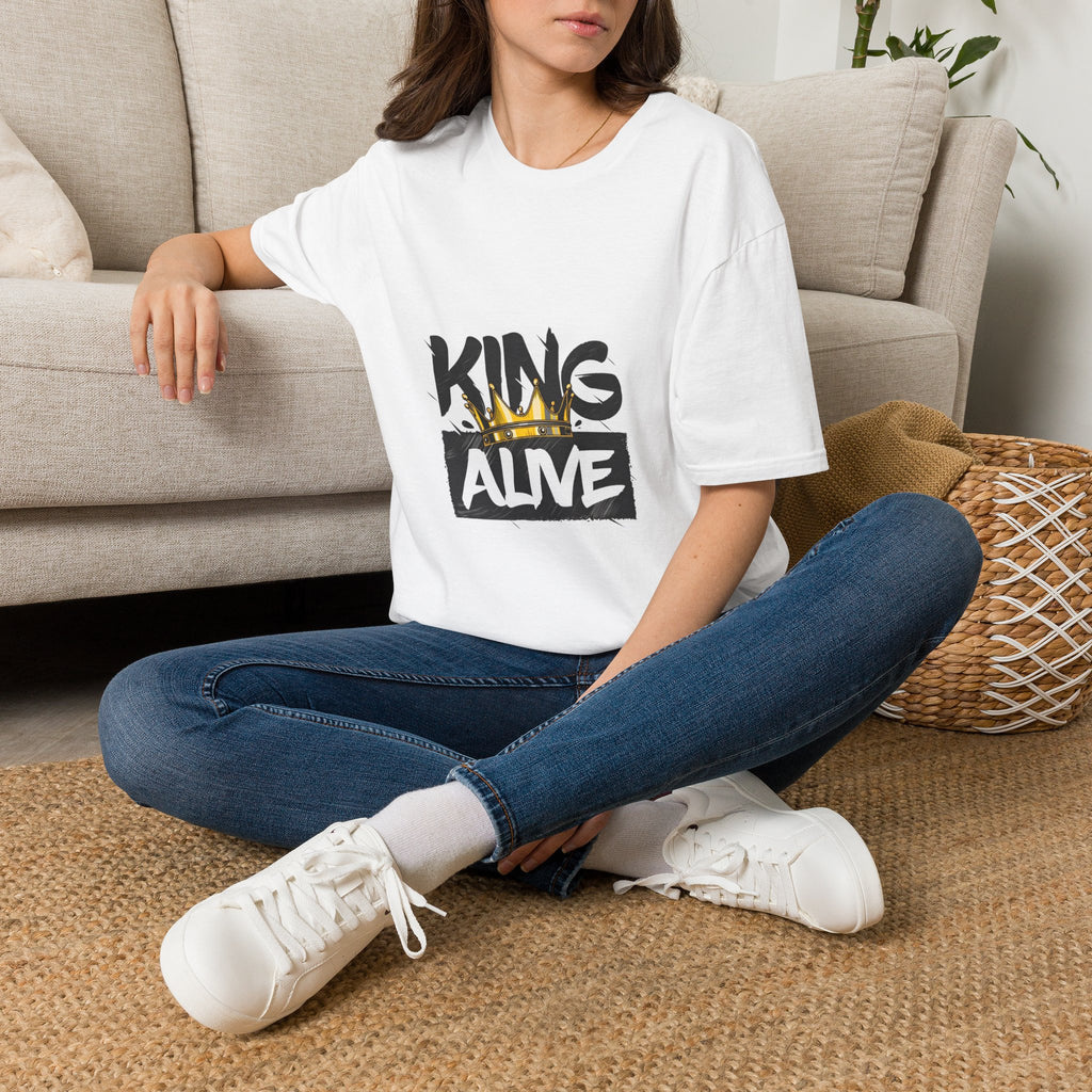 King Alive T-Shirt — Bold Crown Streetwear Tee