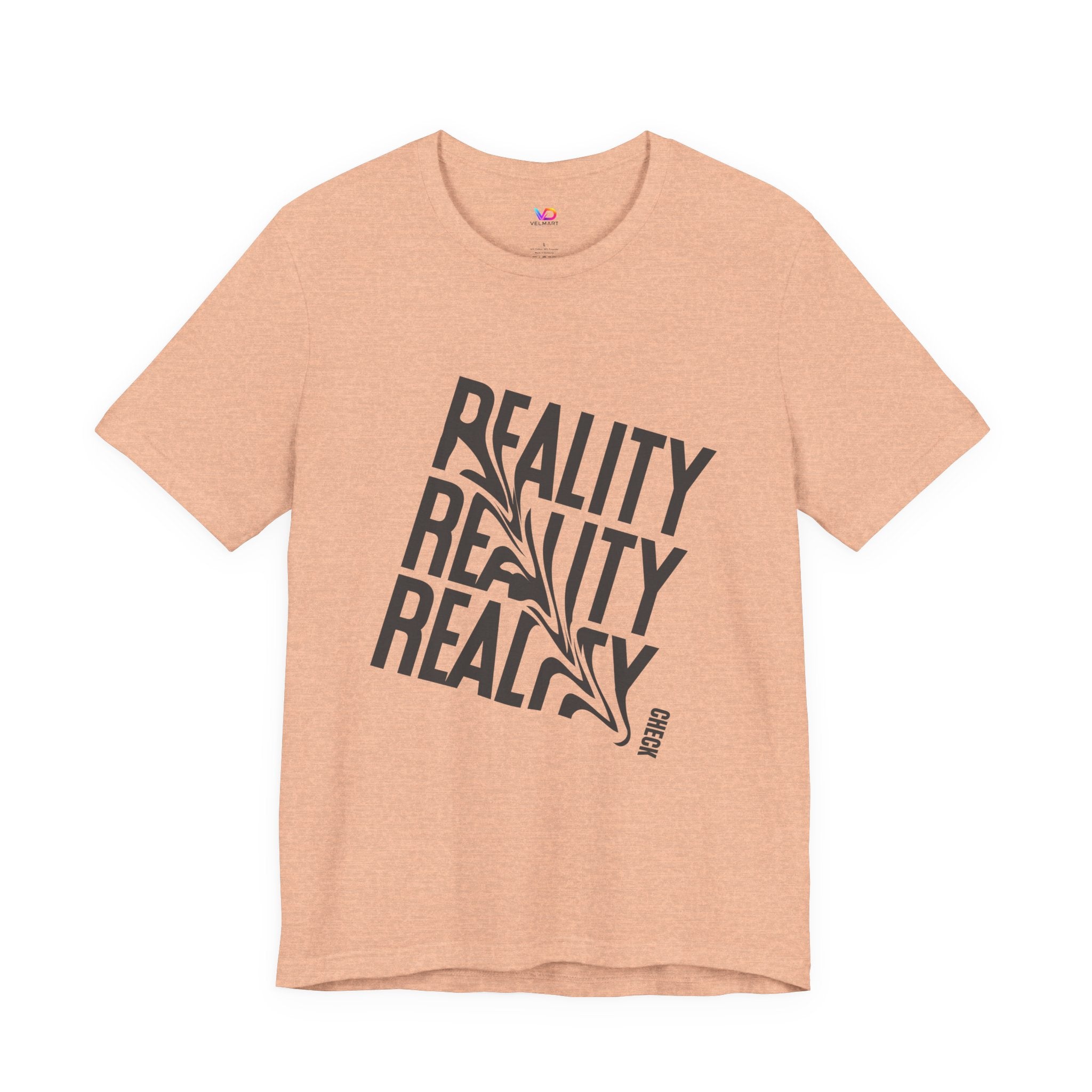 Reality Repeat Tee — Graphic Typography T-Shirt