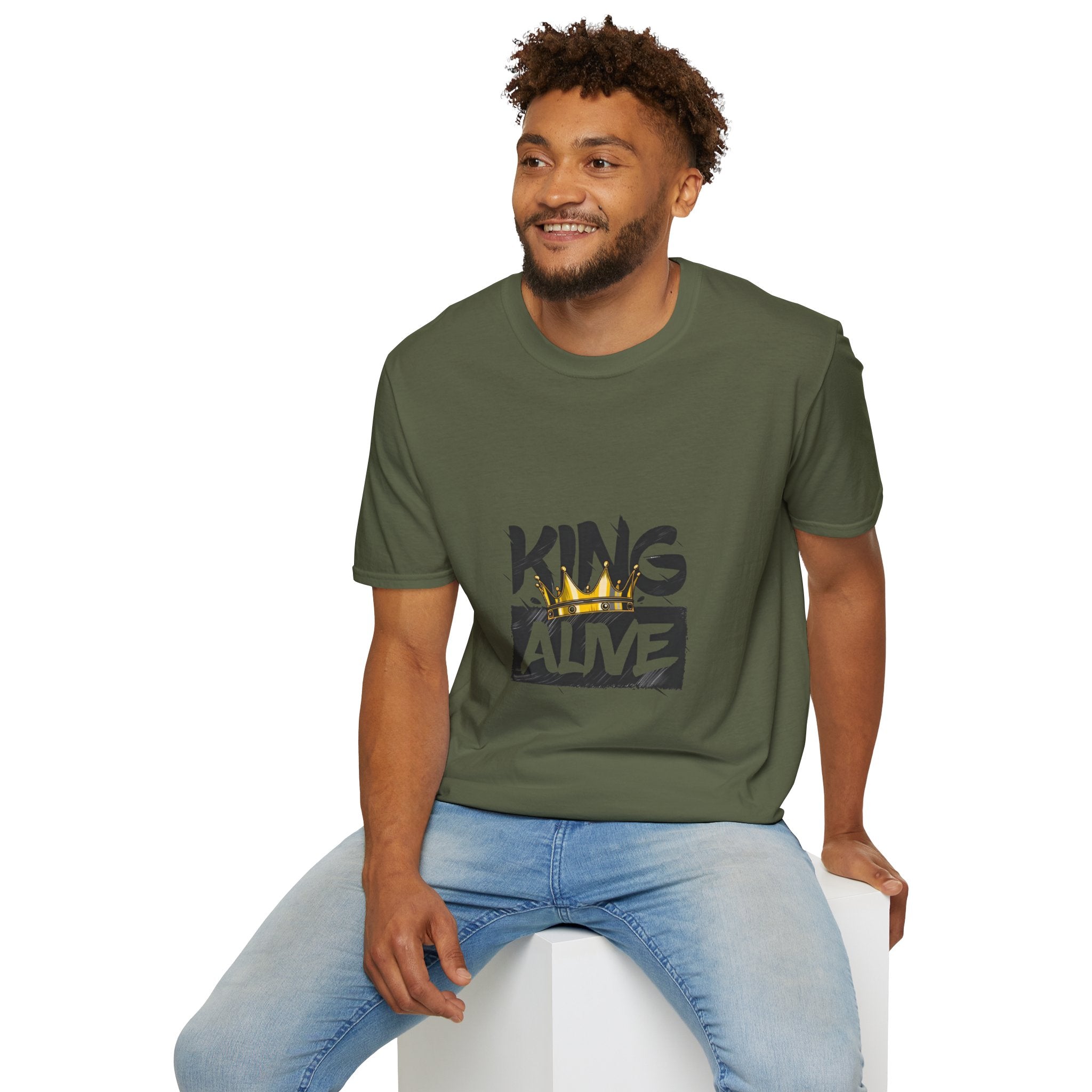 King Alive T-Shirt — Bold Crown Streetwear Tee