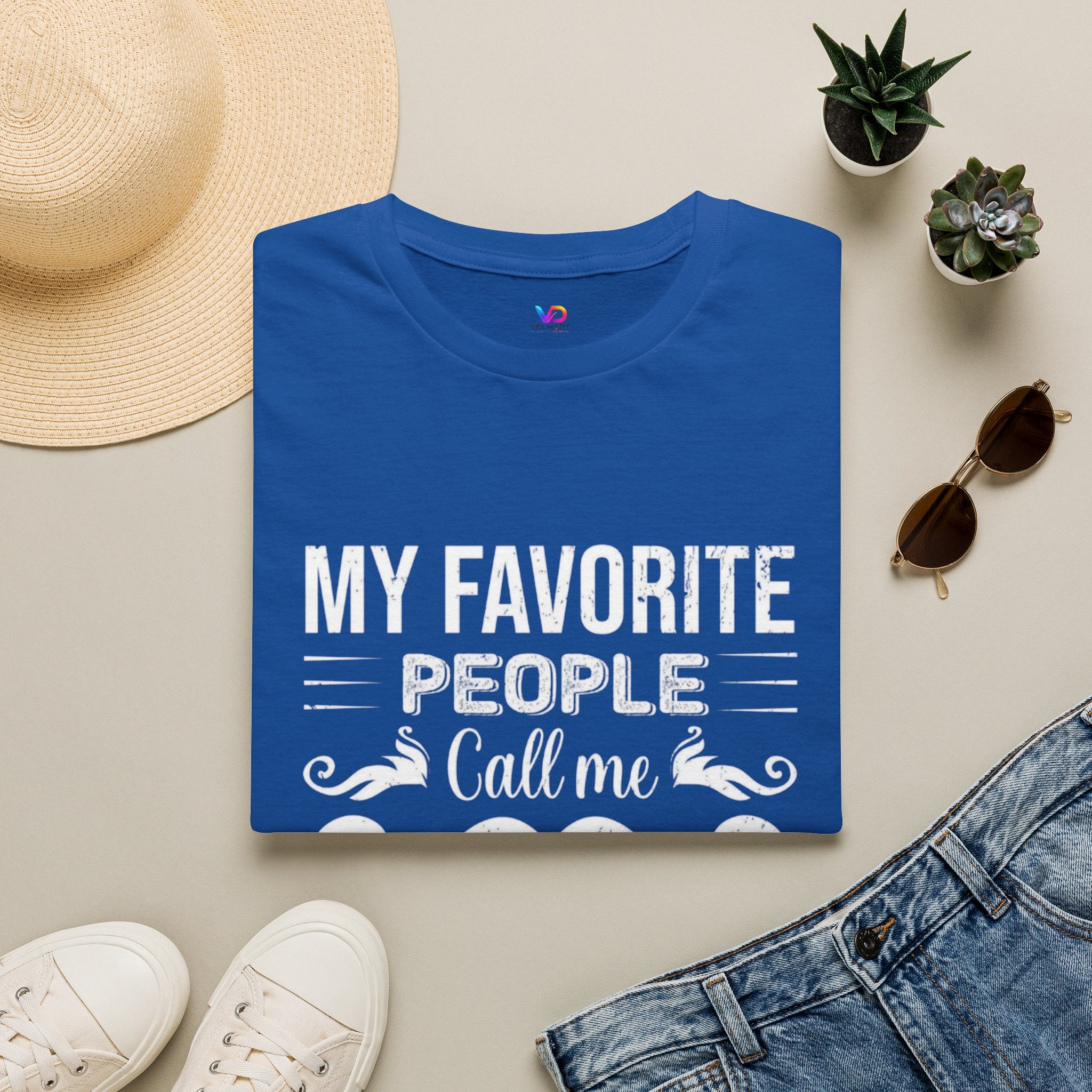 Papa T-Shirt — “My Favorite People Call Me Papa” Vintage Family Gift