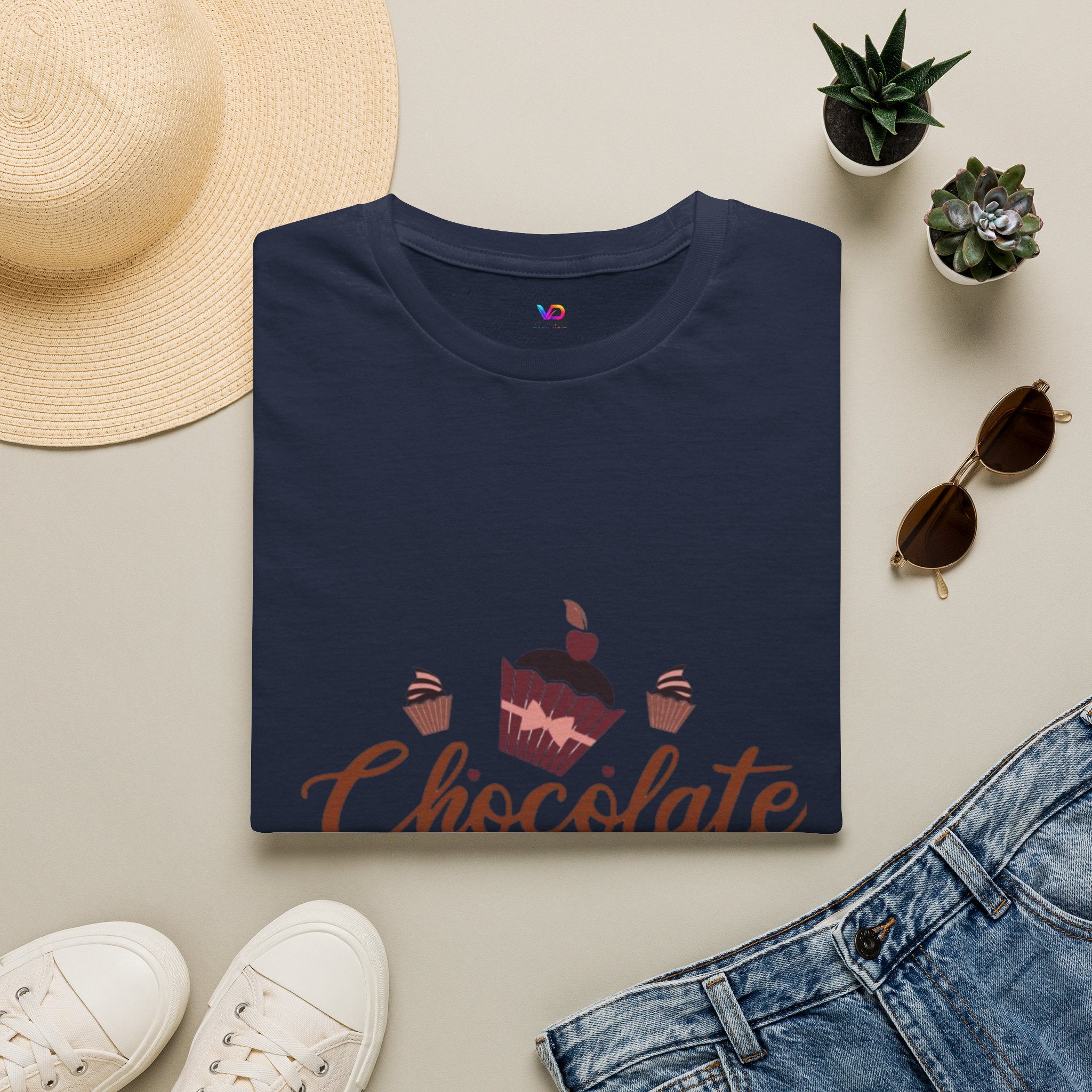 Chocolate Day T‑Shirt — Cupcake & Candy Dessert Lovers Tee