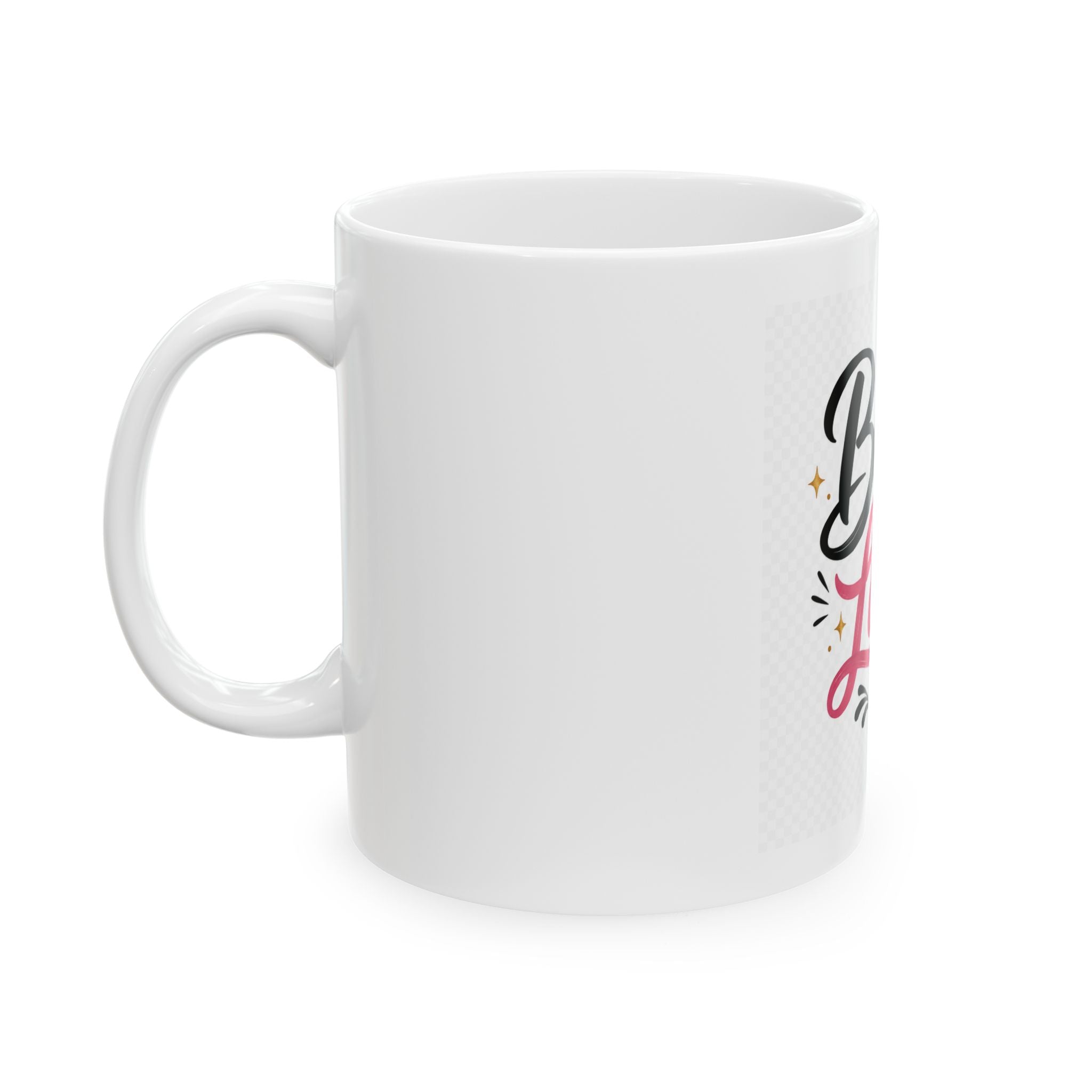 Boss Lady Ceramic Mug — 11oz/15oz Motivational Coffee Cup for Women