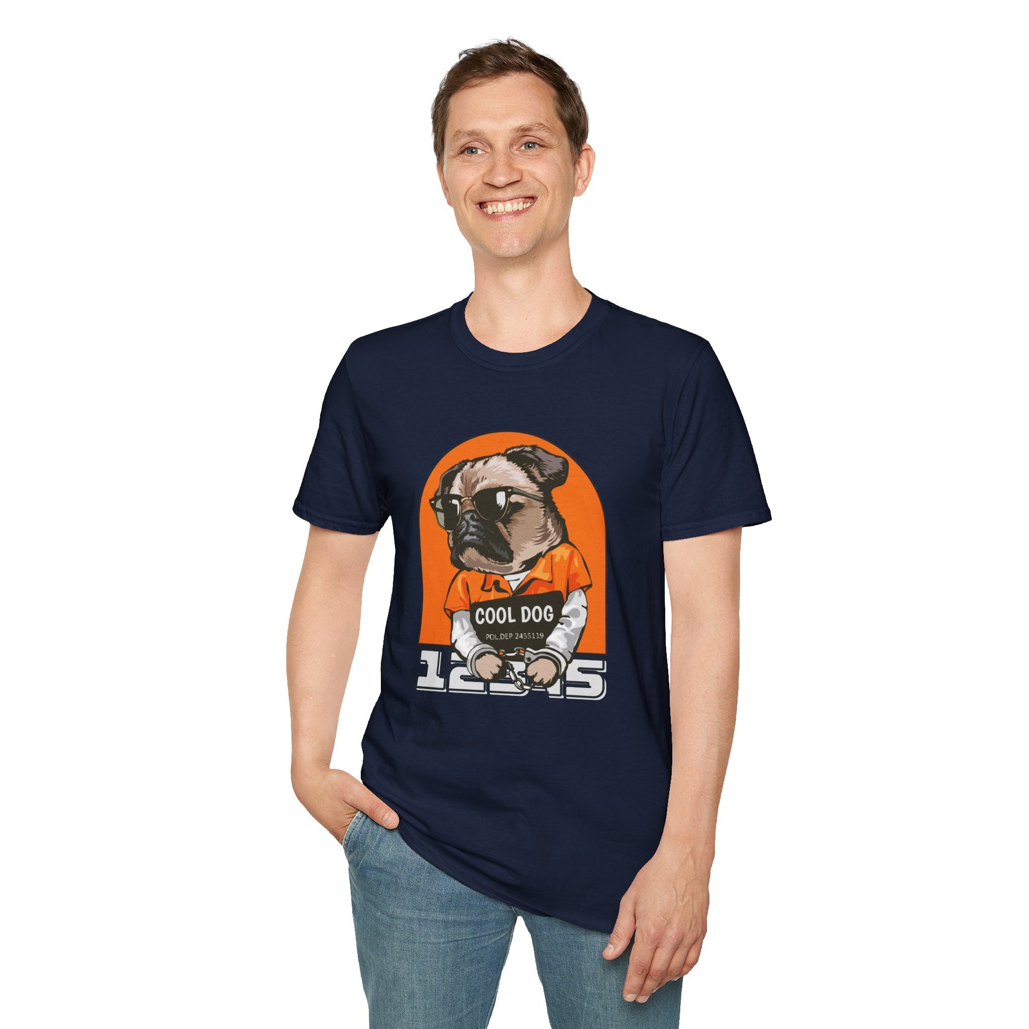 Cool Dog Tee — Retro Pug Graphic T‑Shirt