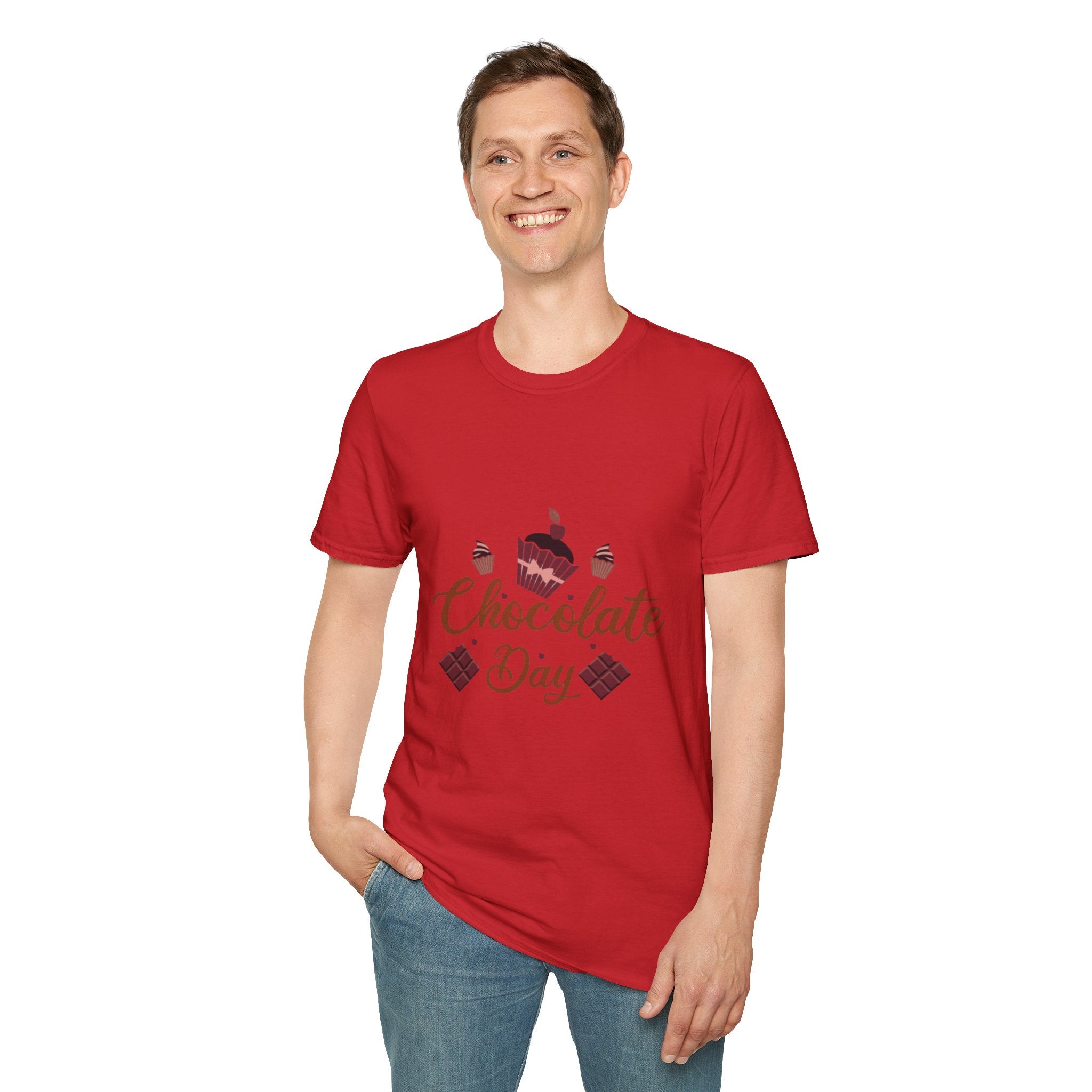 Chocolate Day T‑Shirt — Cupcake & Candy Dessert Lovers Tee
