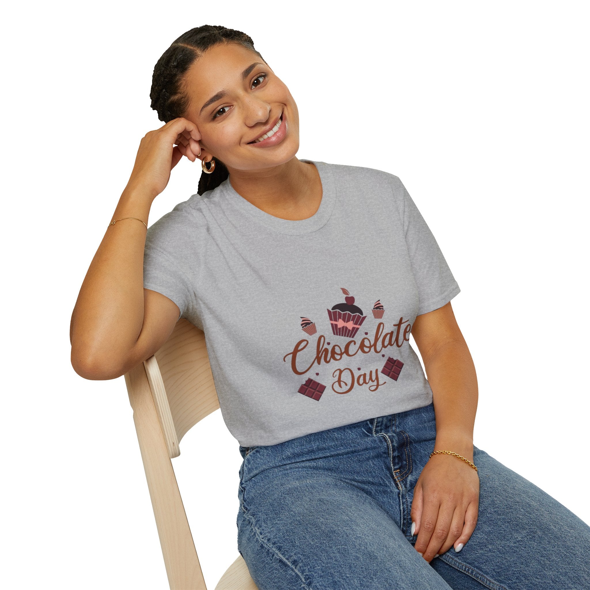 Chocolate Day T‑Shirt — Cupcake & Candy Dessert Lovers Tee