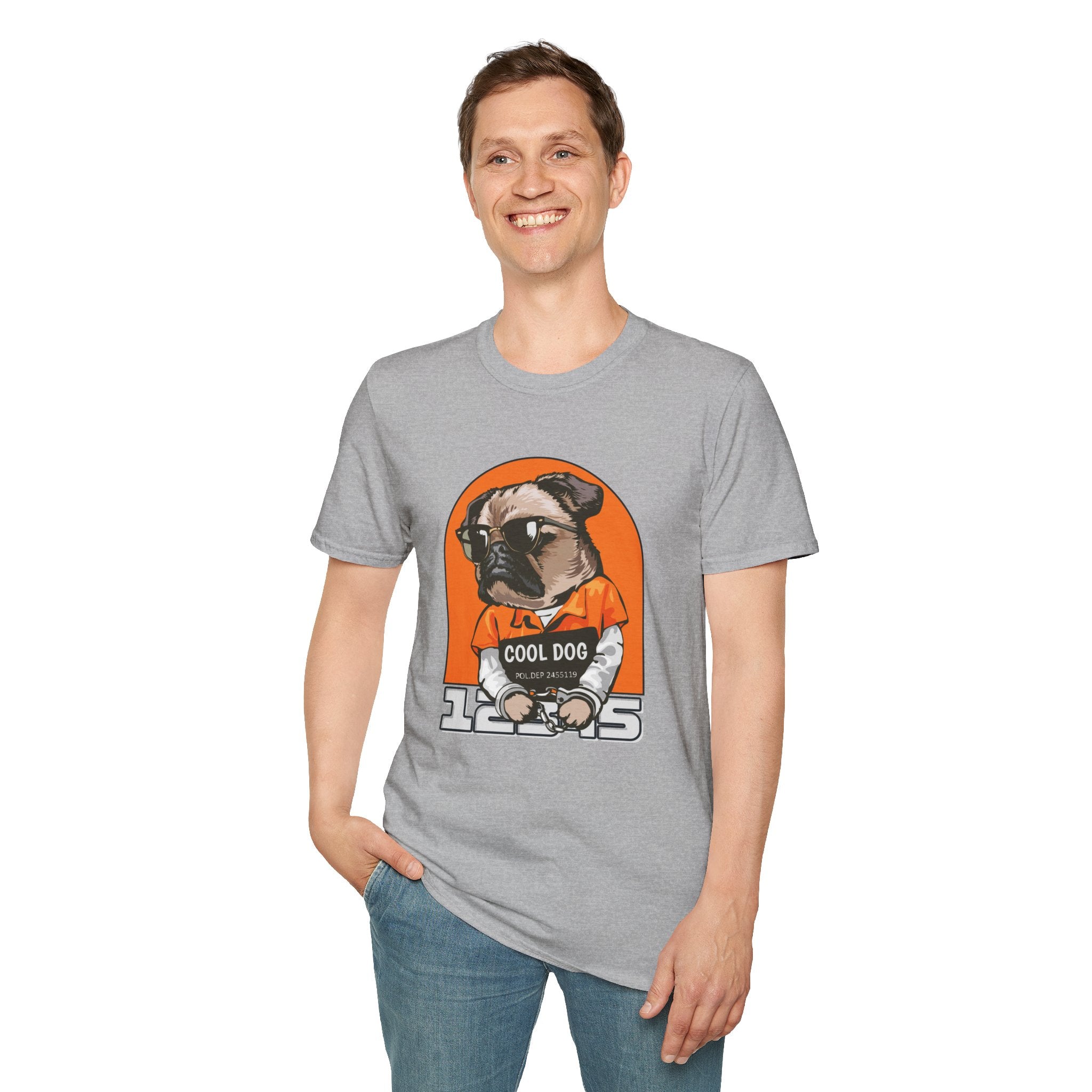 Cool Dog Tee — Retro Pug Graphic T‑Shirt