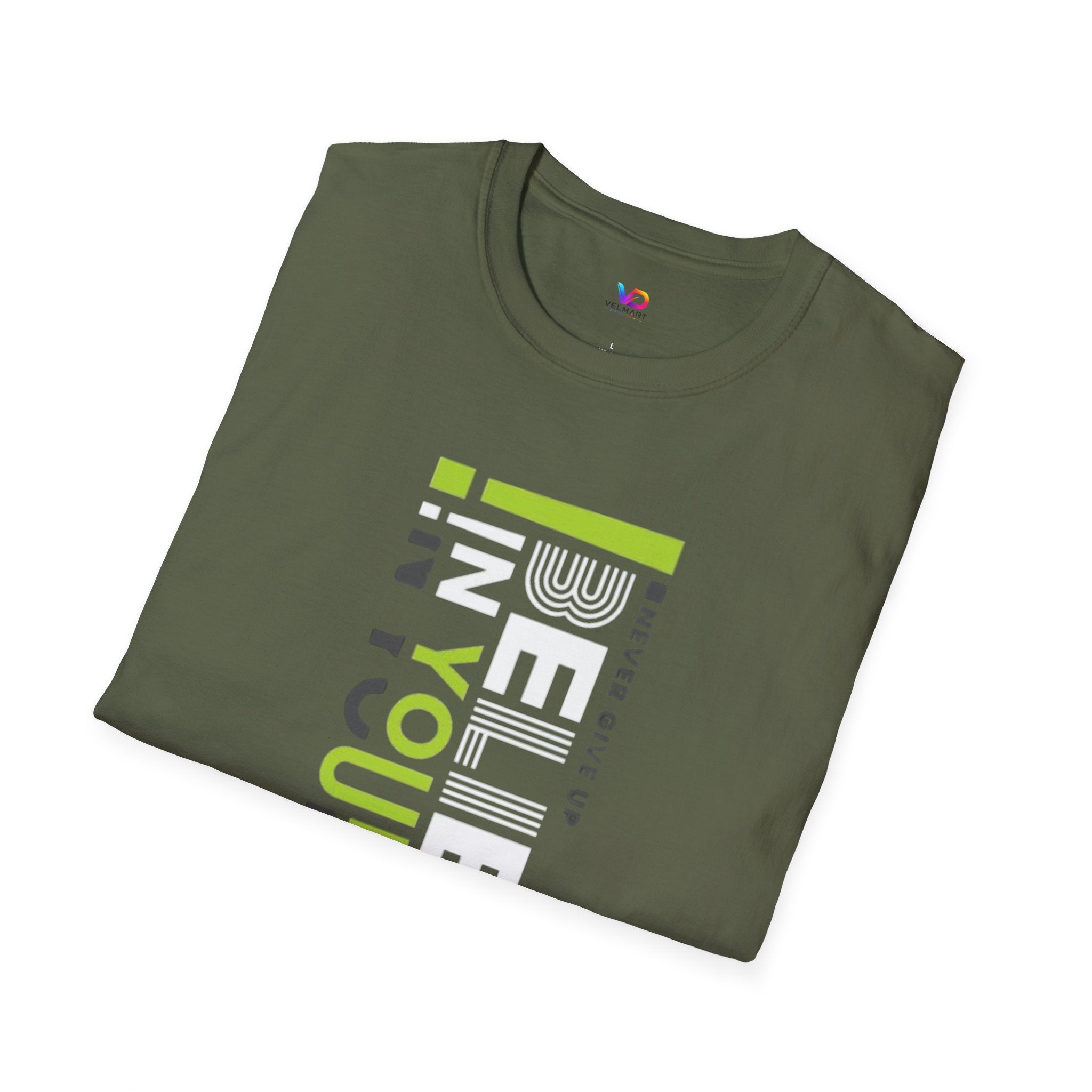 T-Shirt — "Be Yourself" Vertical Motivational Graphic Tee