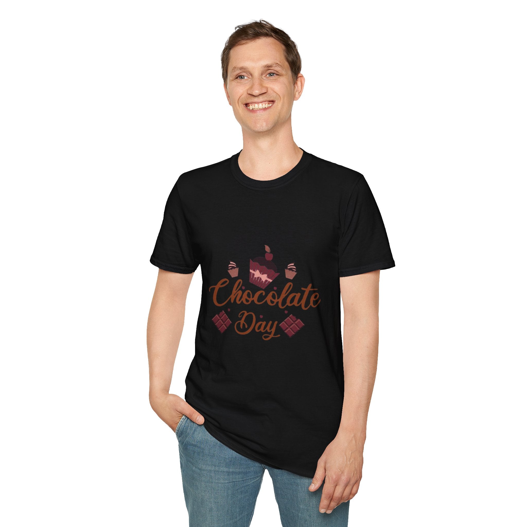 Chocolate Day T‑Shirt — Cupcake & Candy Dessert Lovers Tee