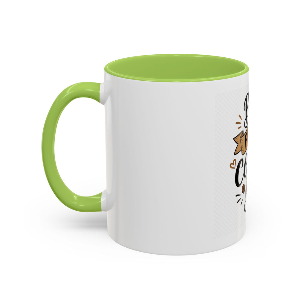But First Coffee Accent Mug — 11/15oz Ceramic Coffee Cup