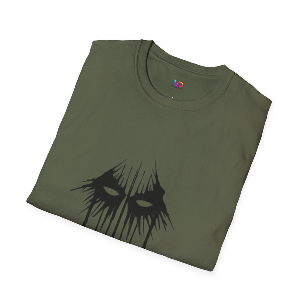 Horror Mask T-Shirt — Dripping Eyes Graphic Tee