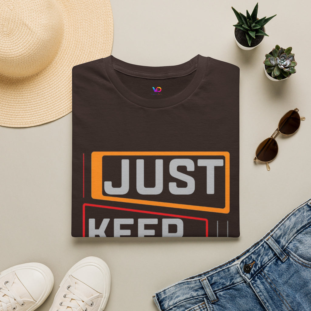Just Keep Going T‑Shirt — Motivational Graphic Tee