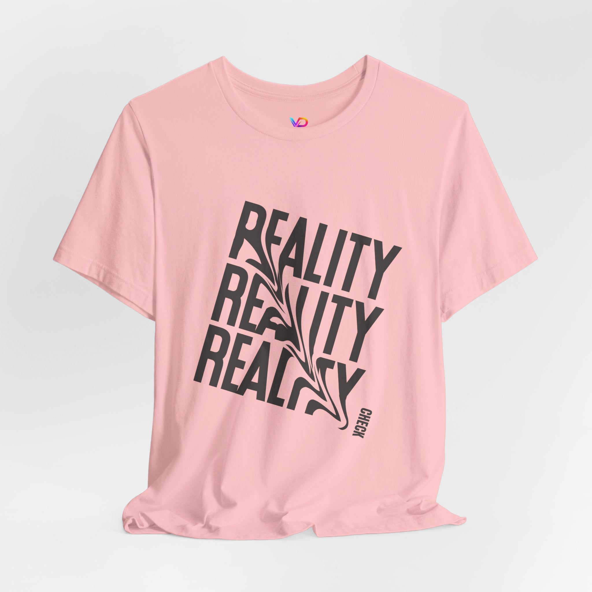 Reality Repeat Tee — Graphic Typography T-Shirt