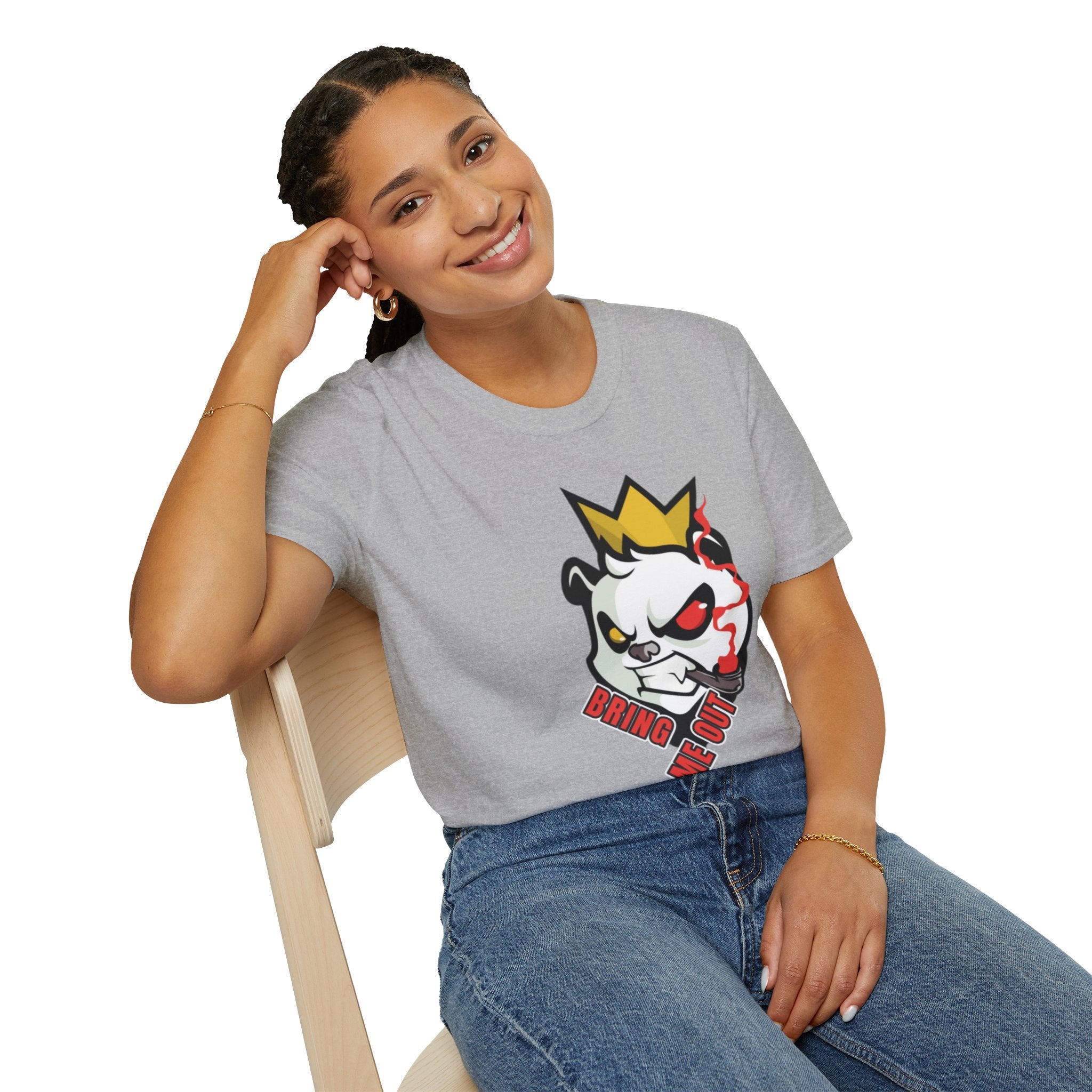 Panda King Graphic Tee — 'Bring Me One' Streetwear T-Shirt