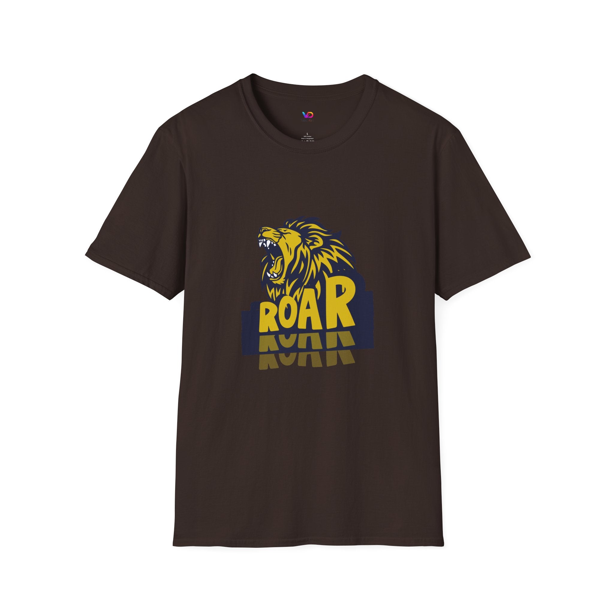 Roaring Lion T-Shirt — Bold Yellow & Navy Graphic Tee