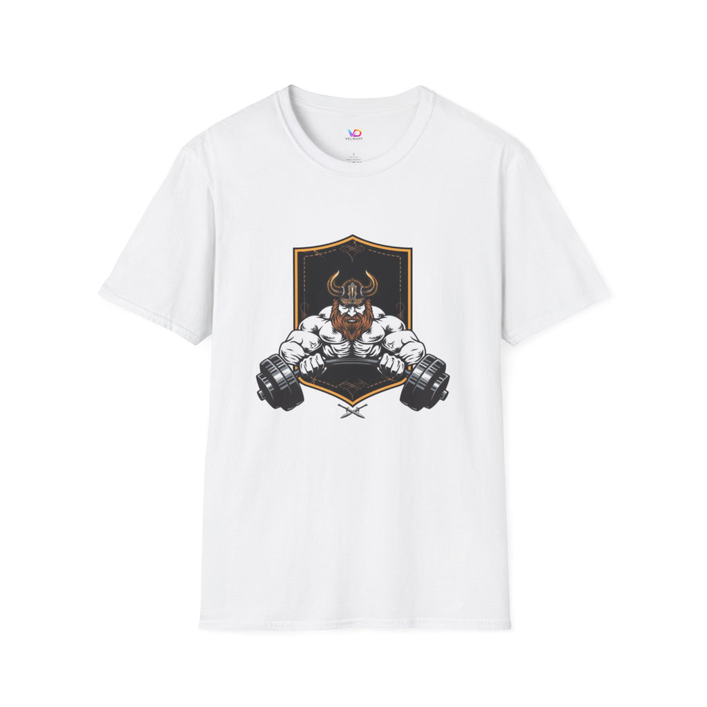 Viking Barbell T-Shirt — Norse Strength Gym Tee